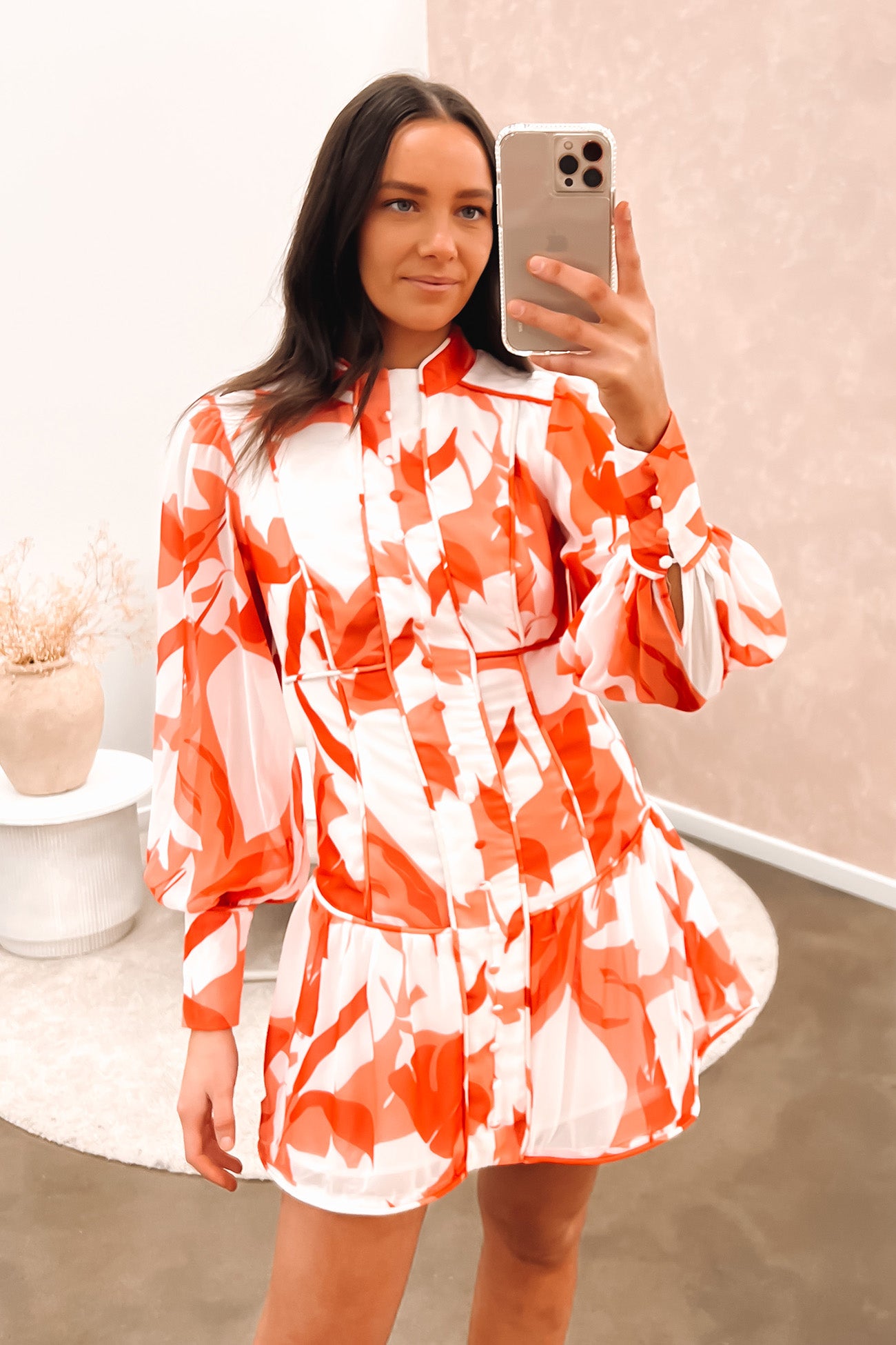 Sloane Mini Dress Orange