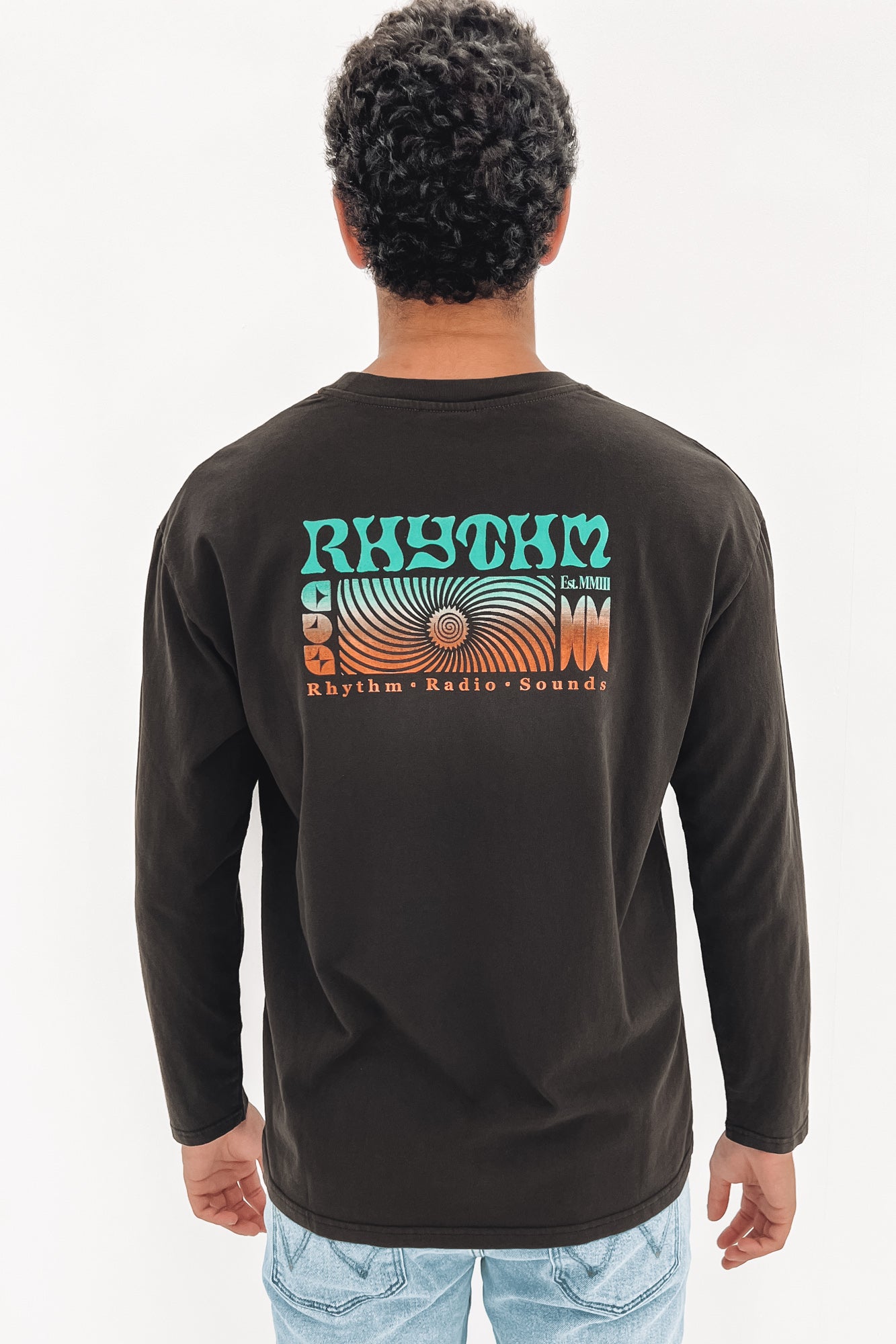 Sonic Long Sleeve Vintage T-Shirt Vintage Black