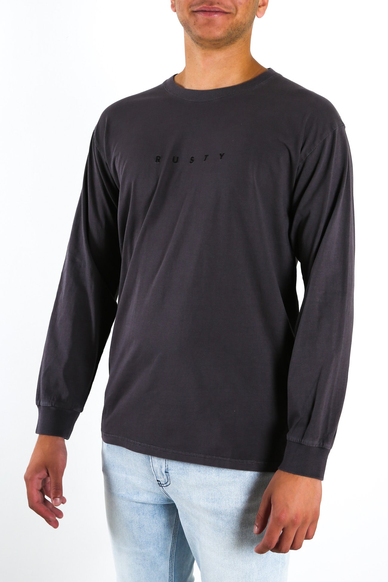 Special Cut Long Sleeve Tee Coal