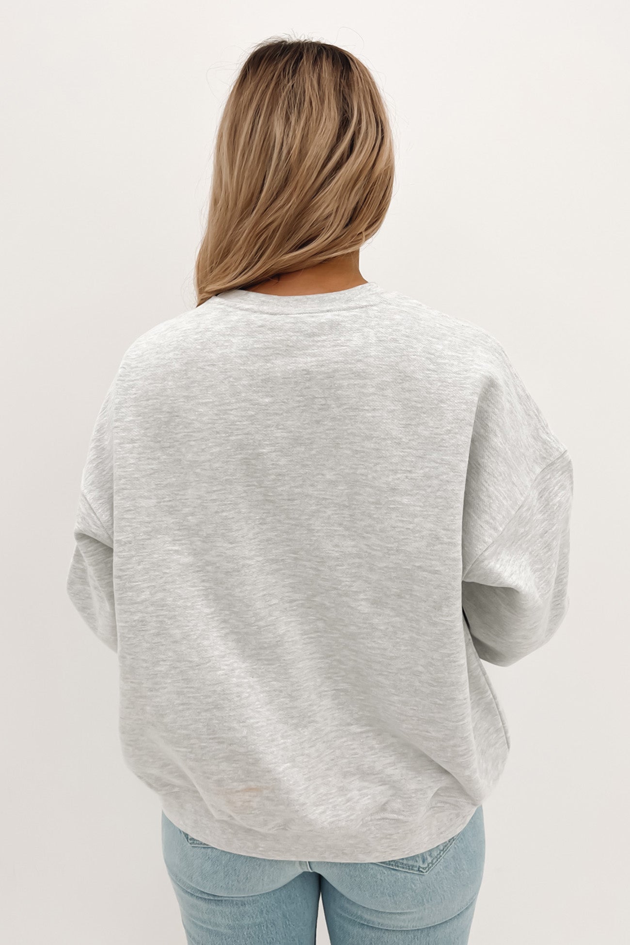 Sport Oversized Crew Snow Marle