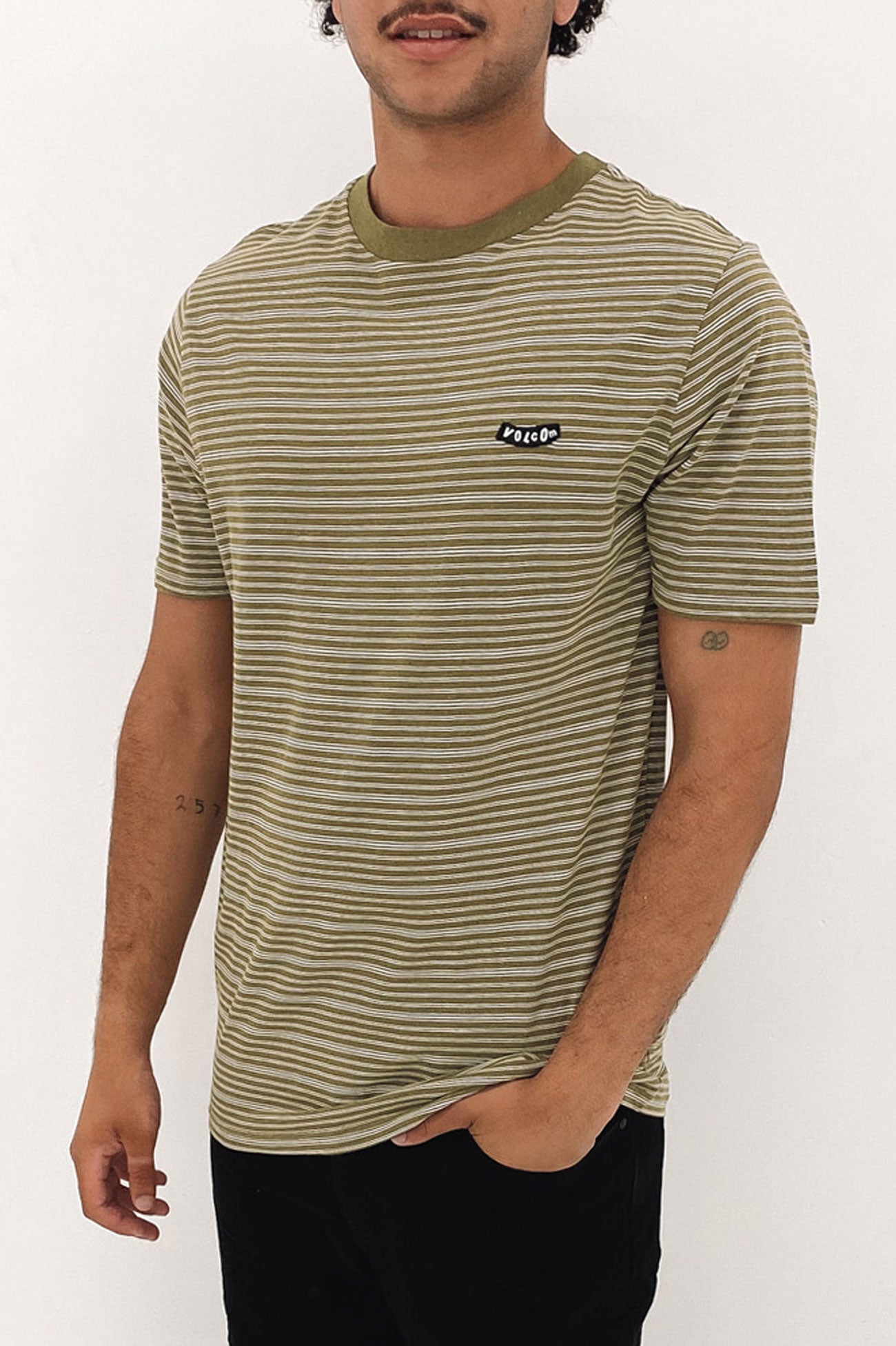 Static Stripe Crew Short Sleeve