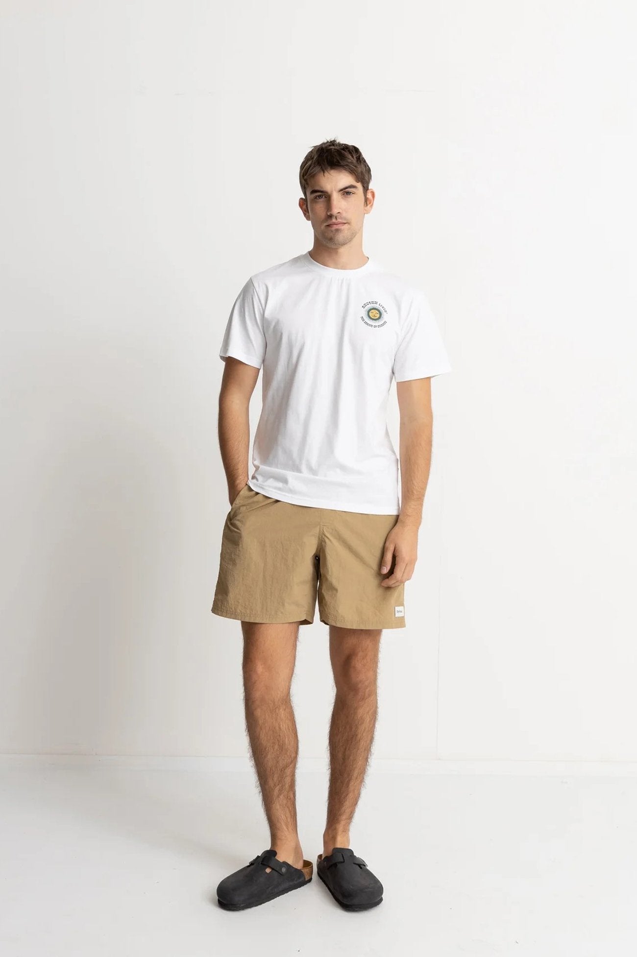Sun Life Short Sleeve T-Shirt Vintage White