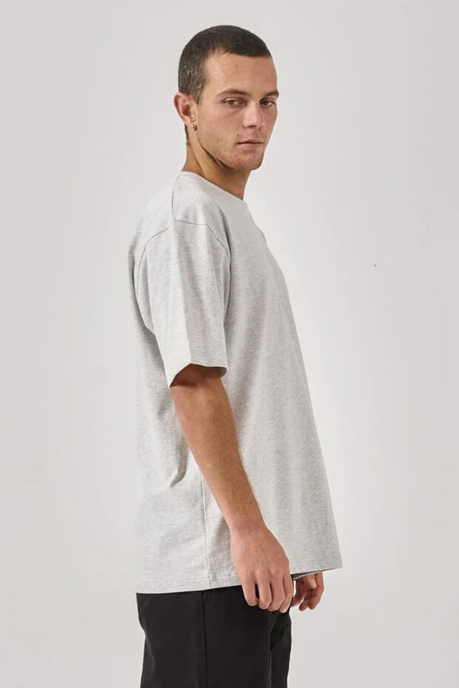 Superior Oversize Fit Tee White Marle
