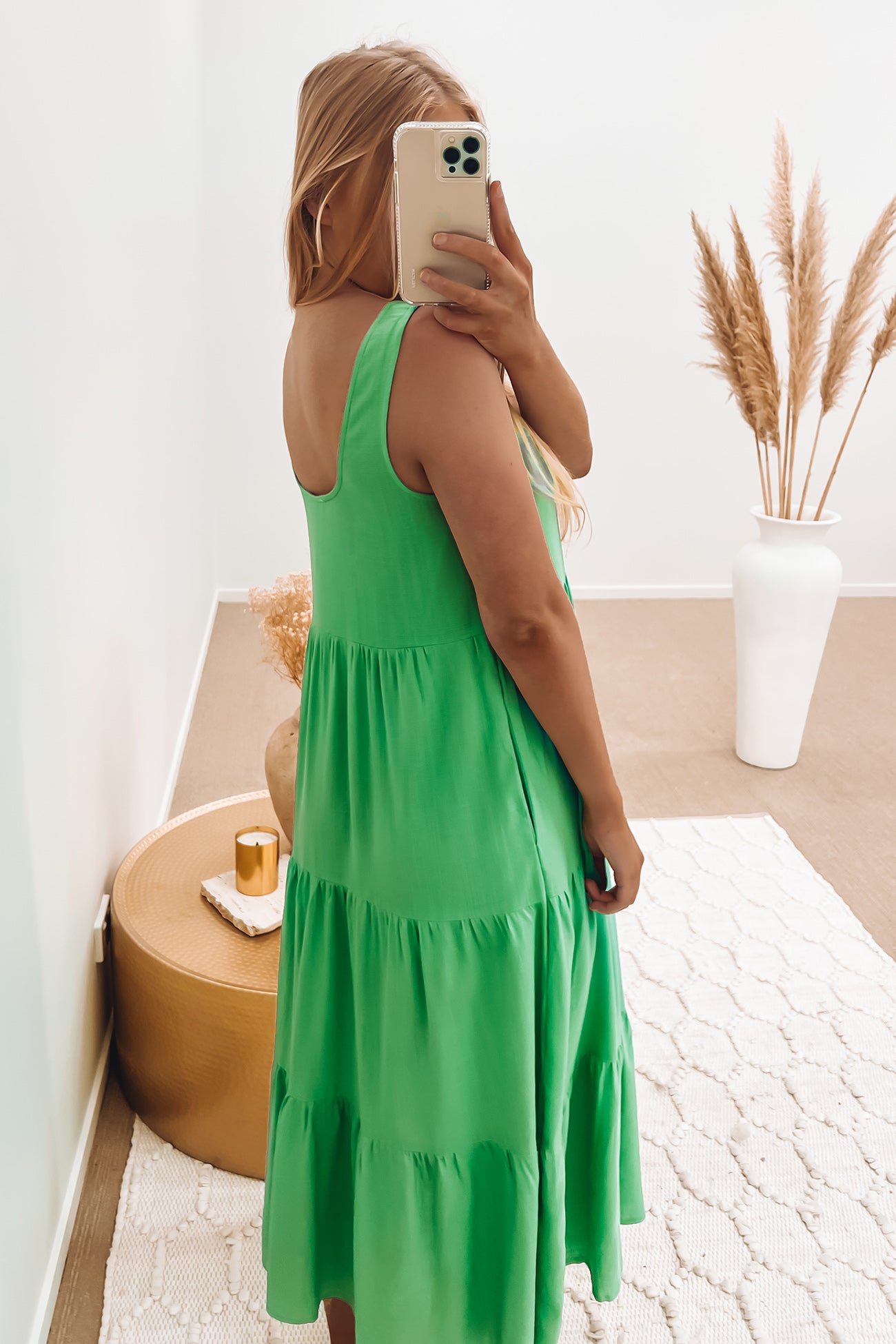 Sutton Midi Dress Green