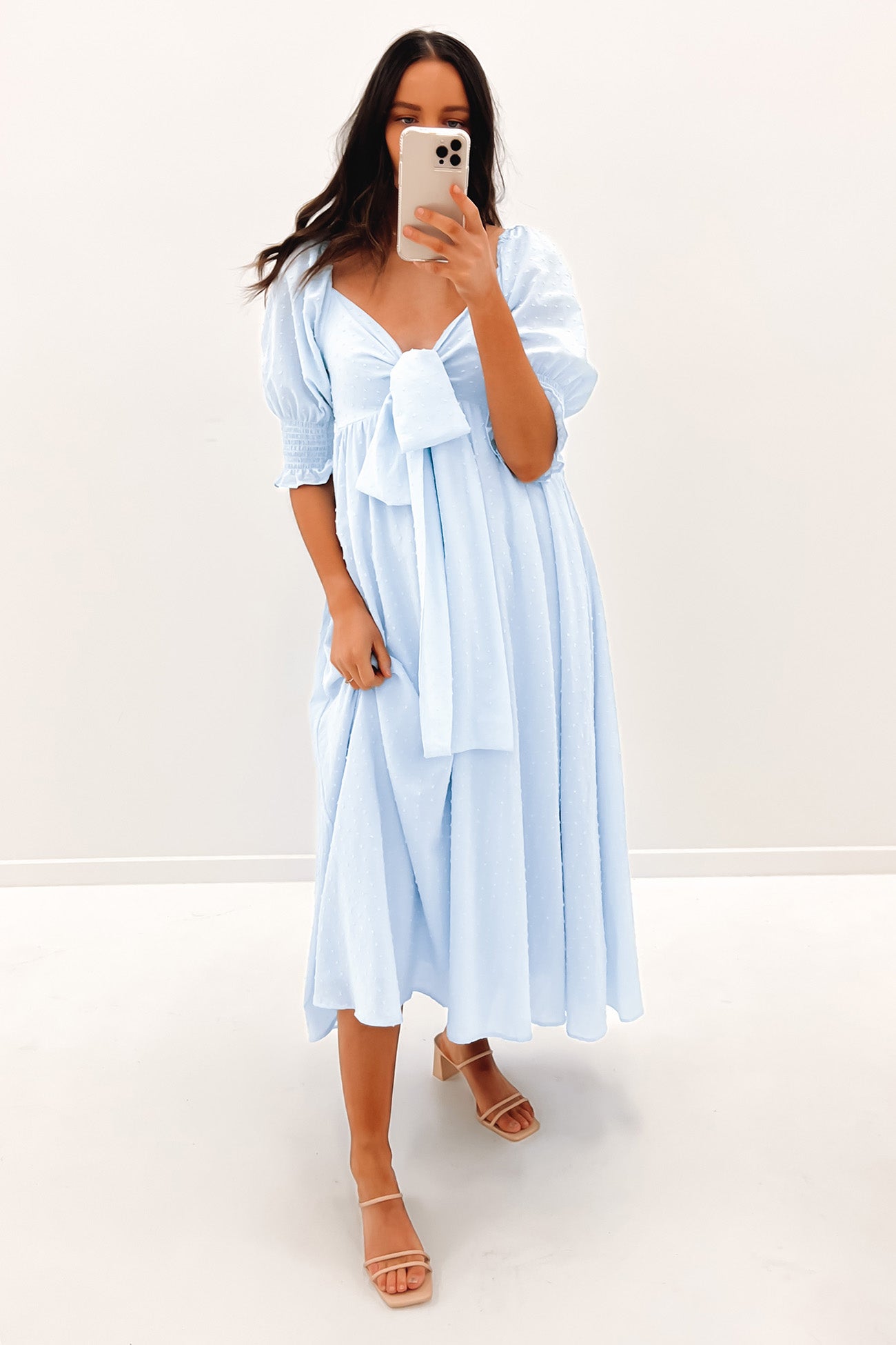 Ted Midi Dress Light Blue
