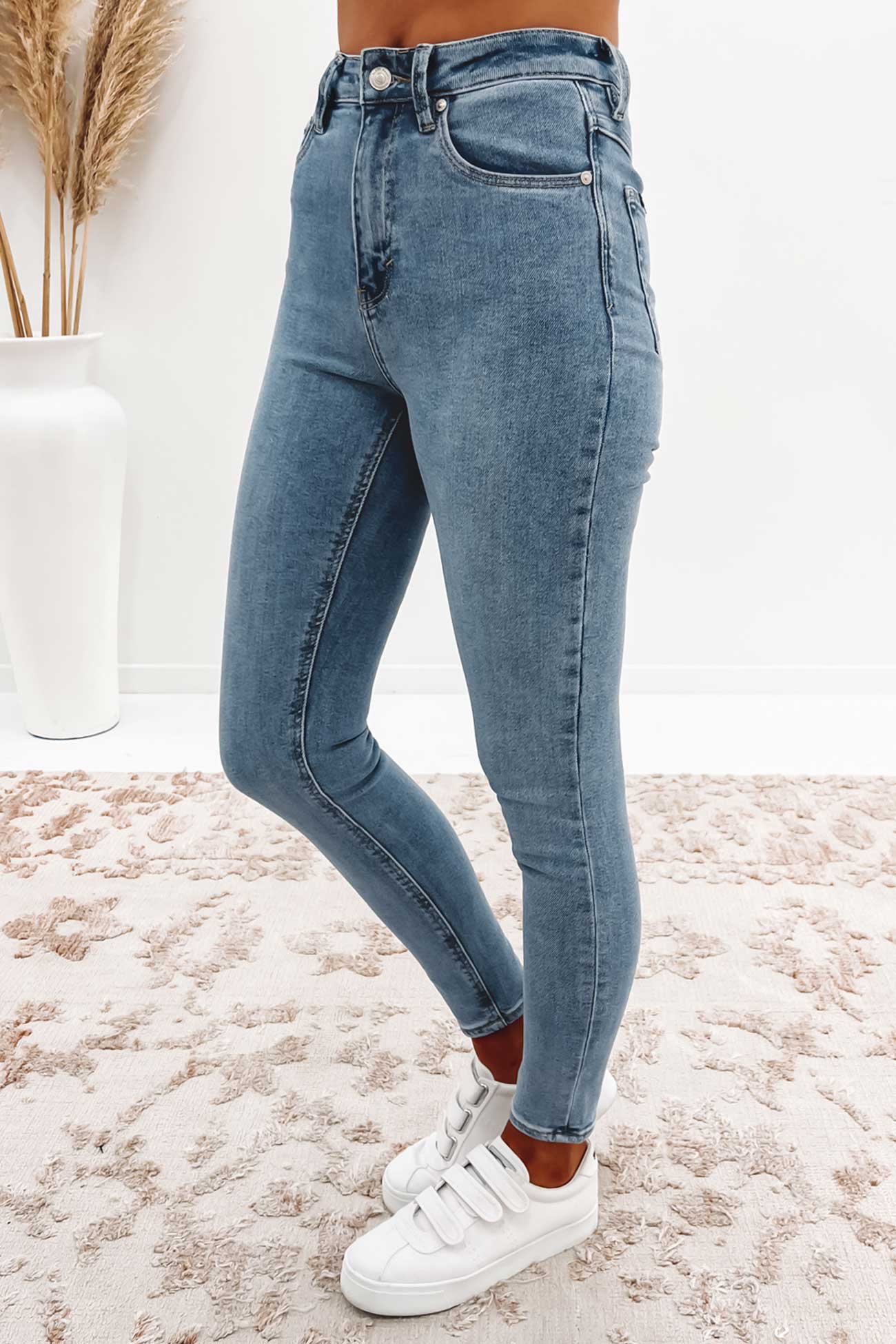 The High Waist Skinny Jean Blue Thrill