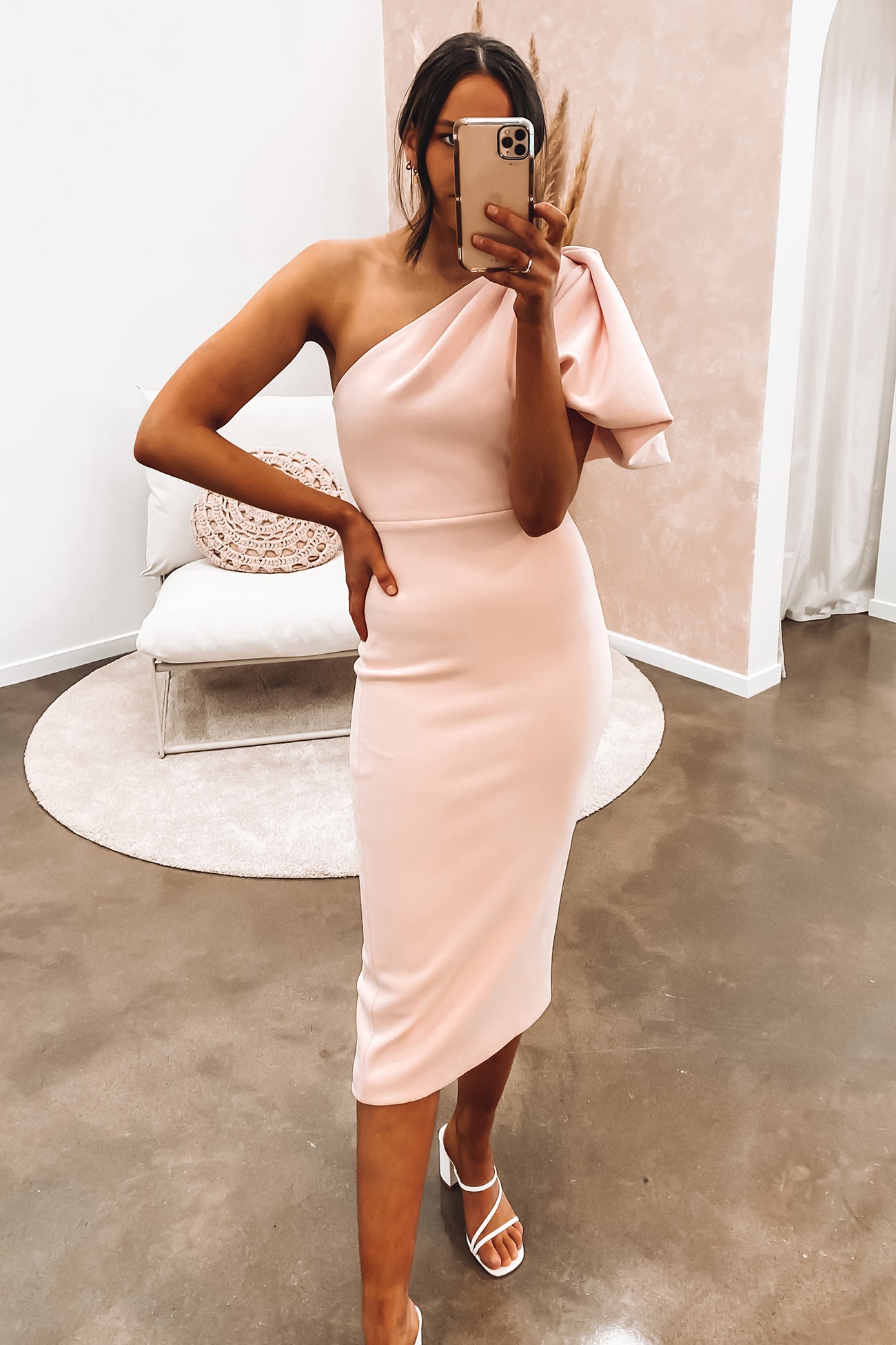 The Lost And Found Dress Blush