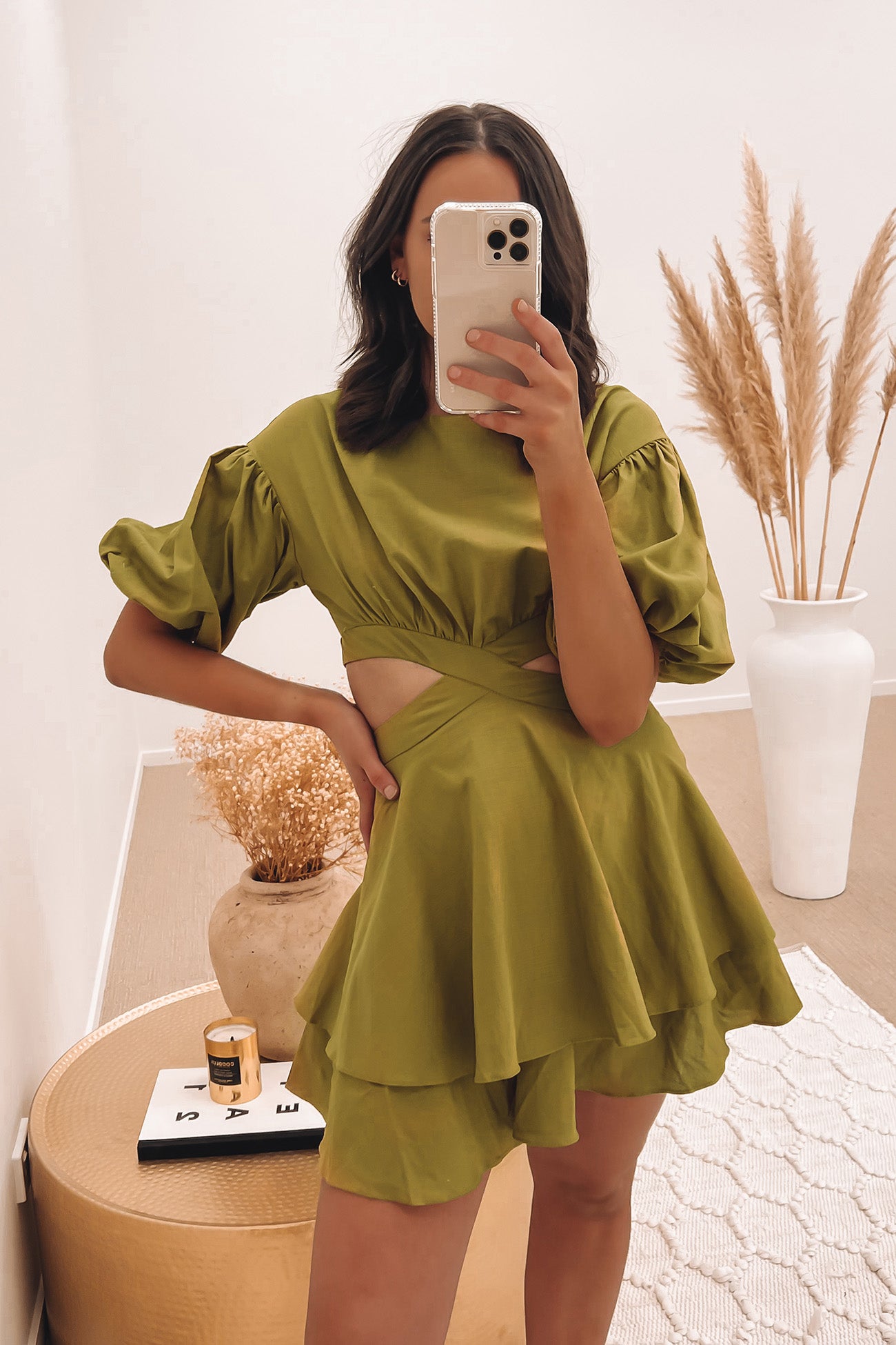 Tommy Mini Dress Olive
