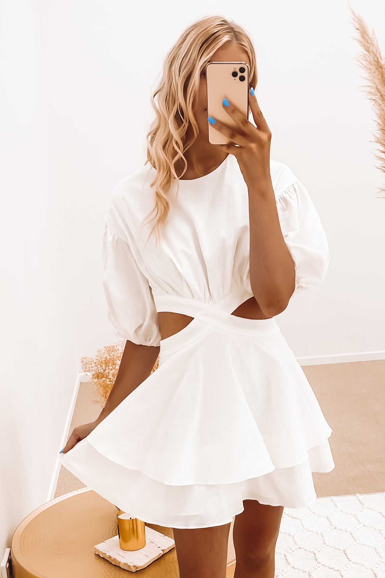 Tommy Mini Dress White