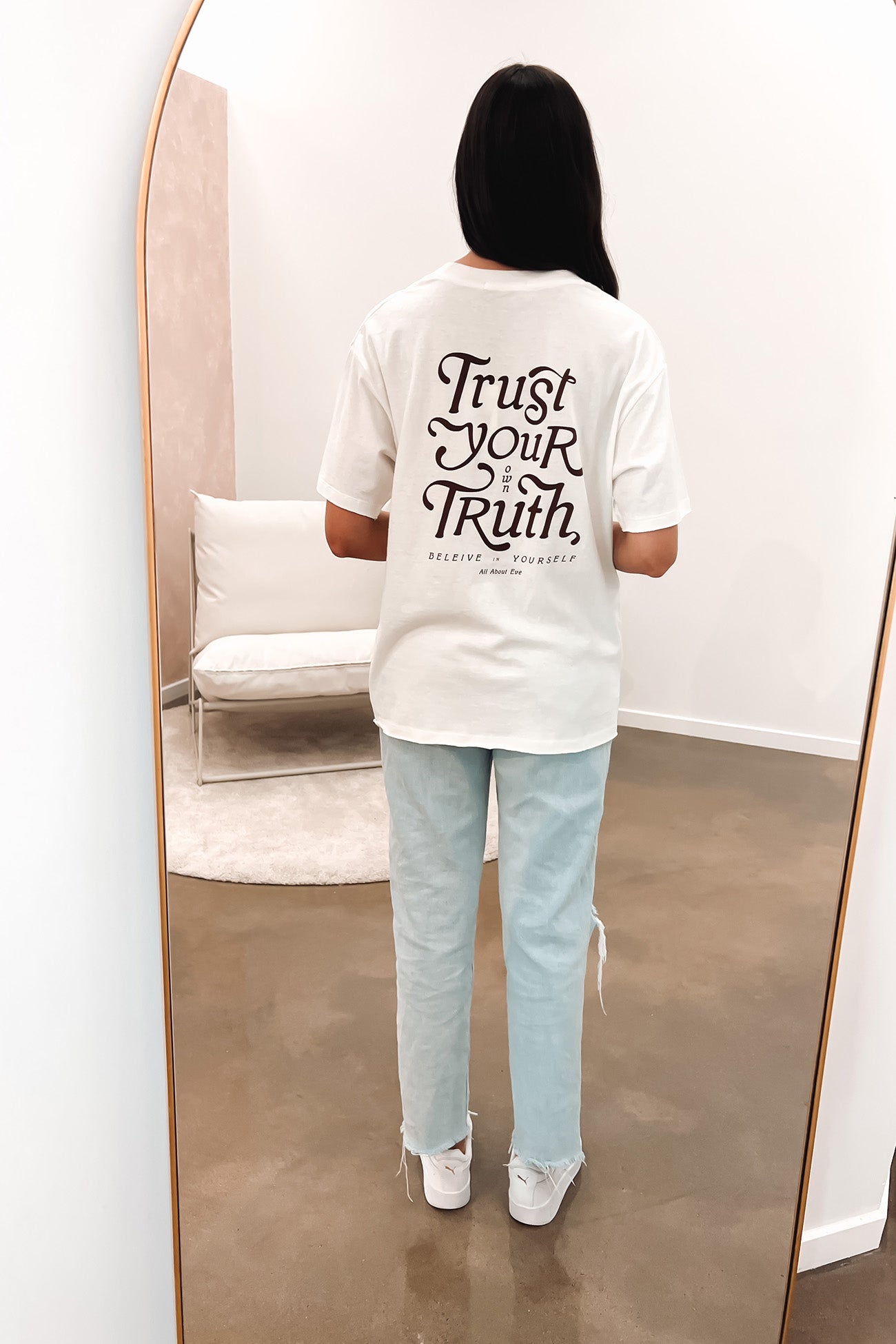 Trust Tee Vintage White