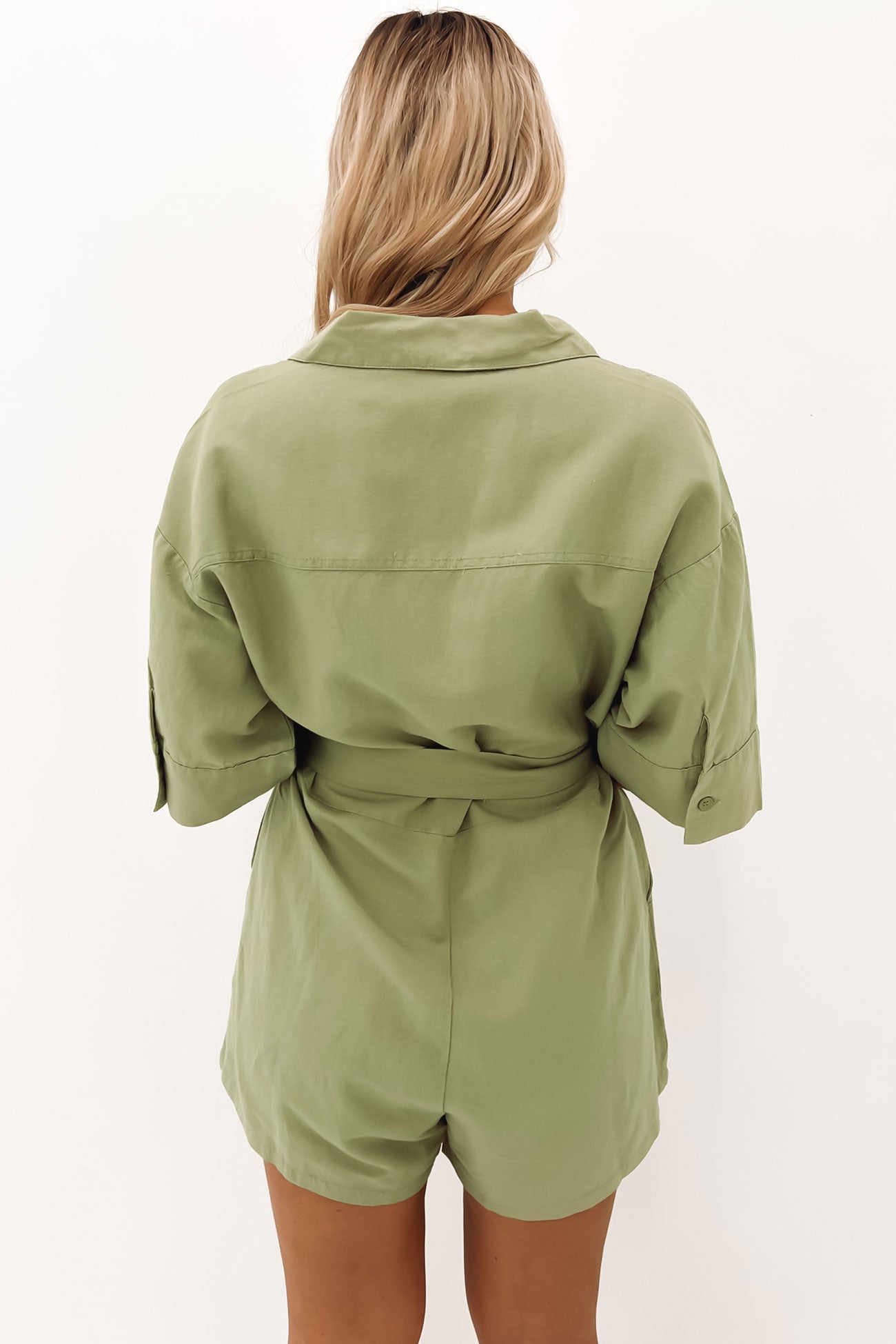 Vacay Romper Olive