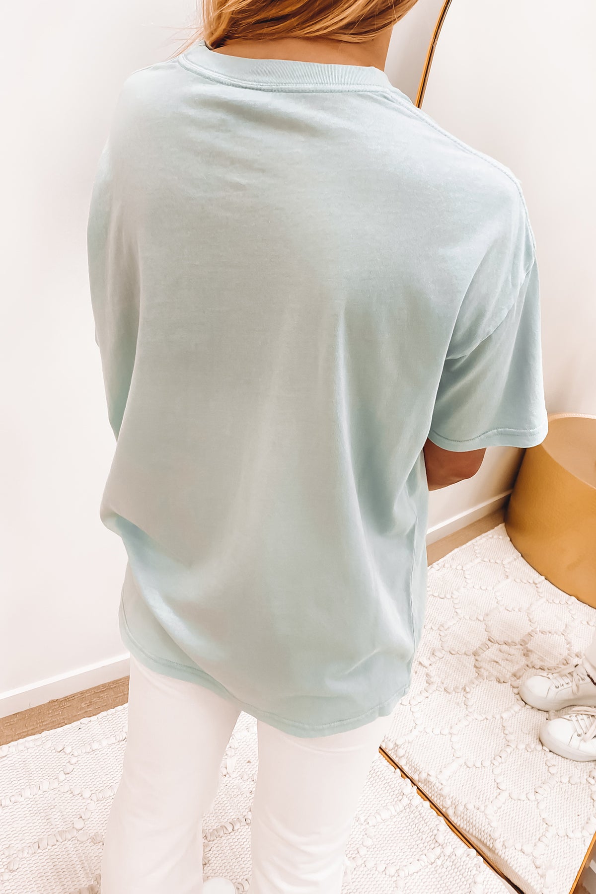 Varsity Relaxed Tee Sea Foam