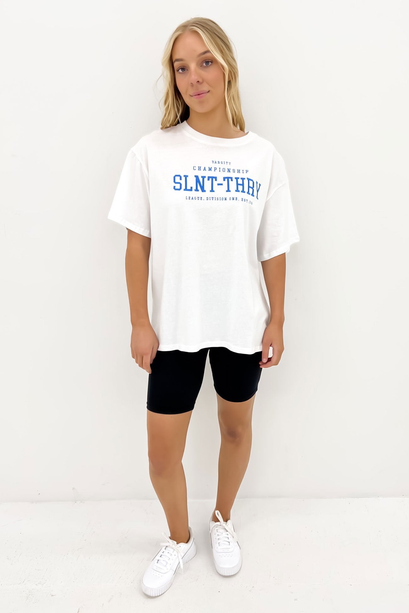 Varsity Tee Light Blue