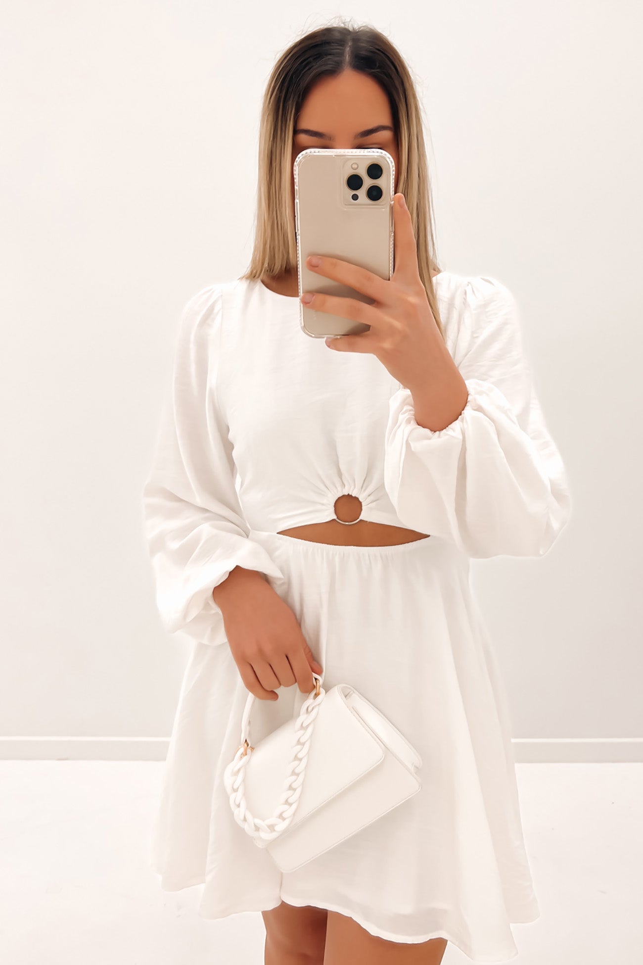 Violette Mini Dress White