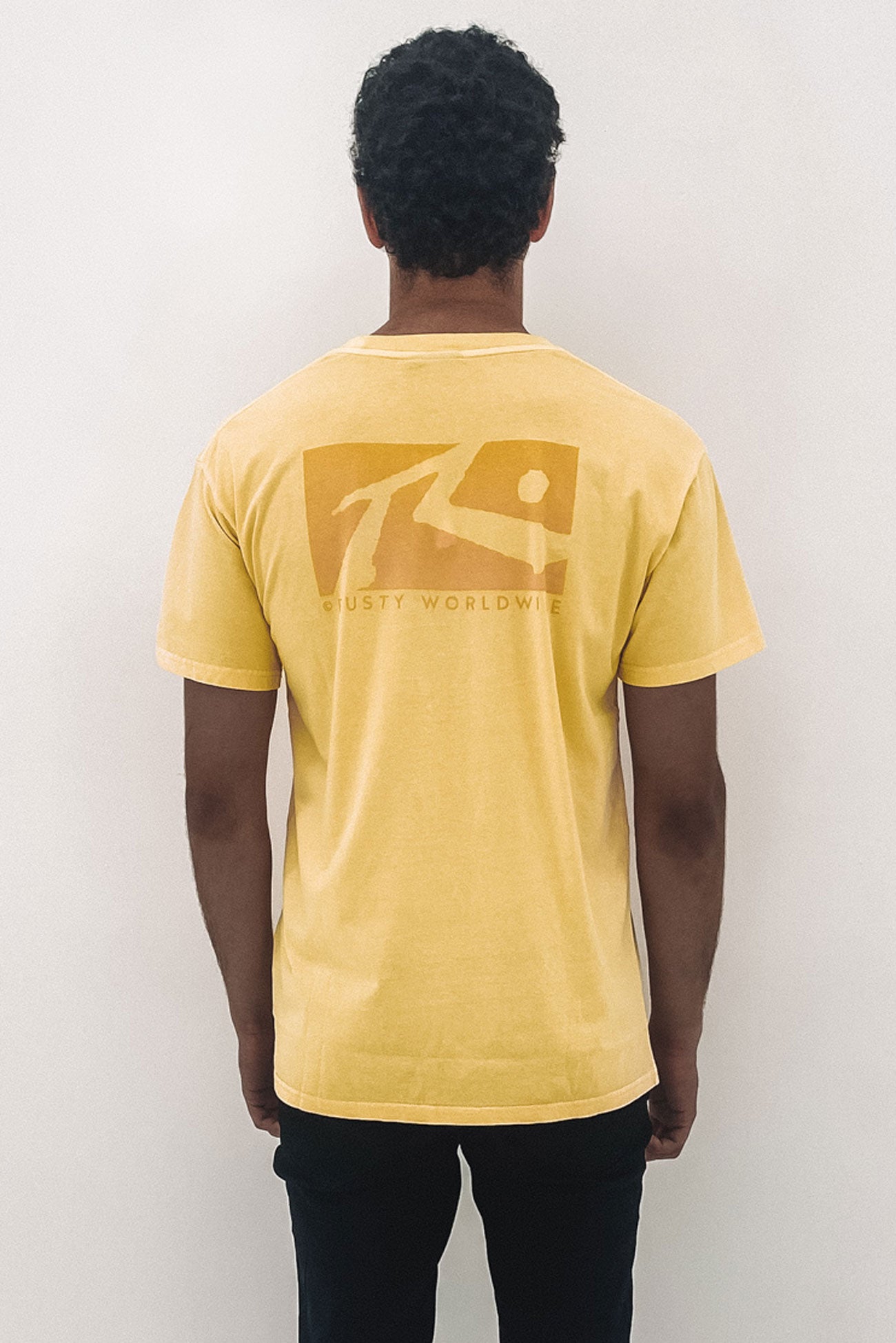 Washed In Short Sleeve Tee Popcorn