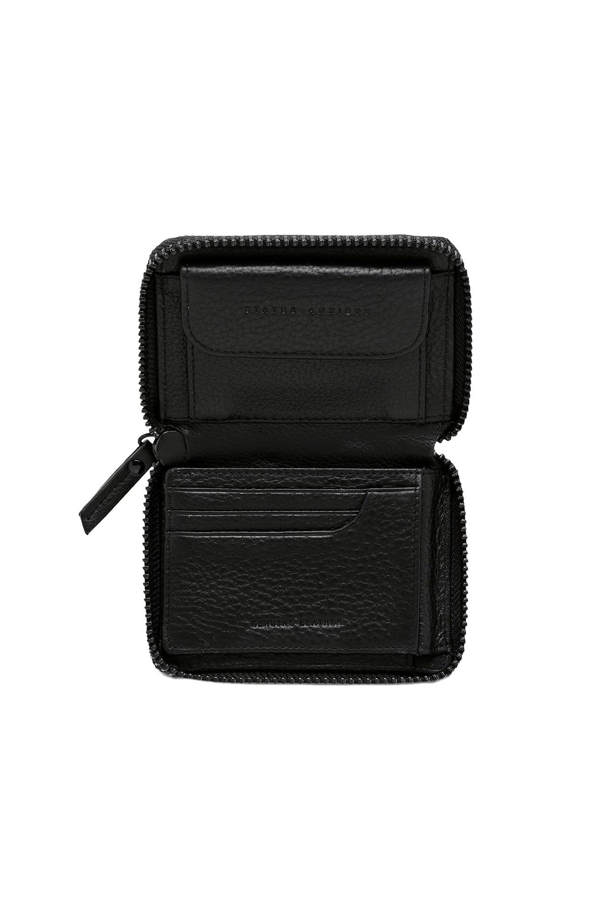 Wayward Wallet Black Croc Emboss