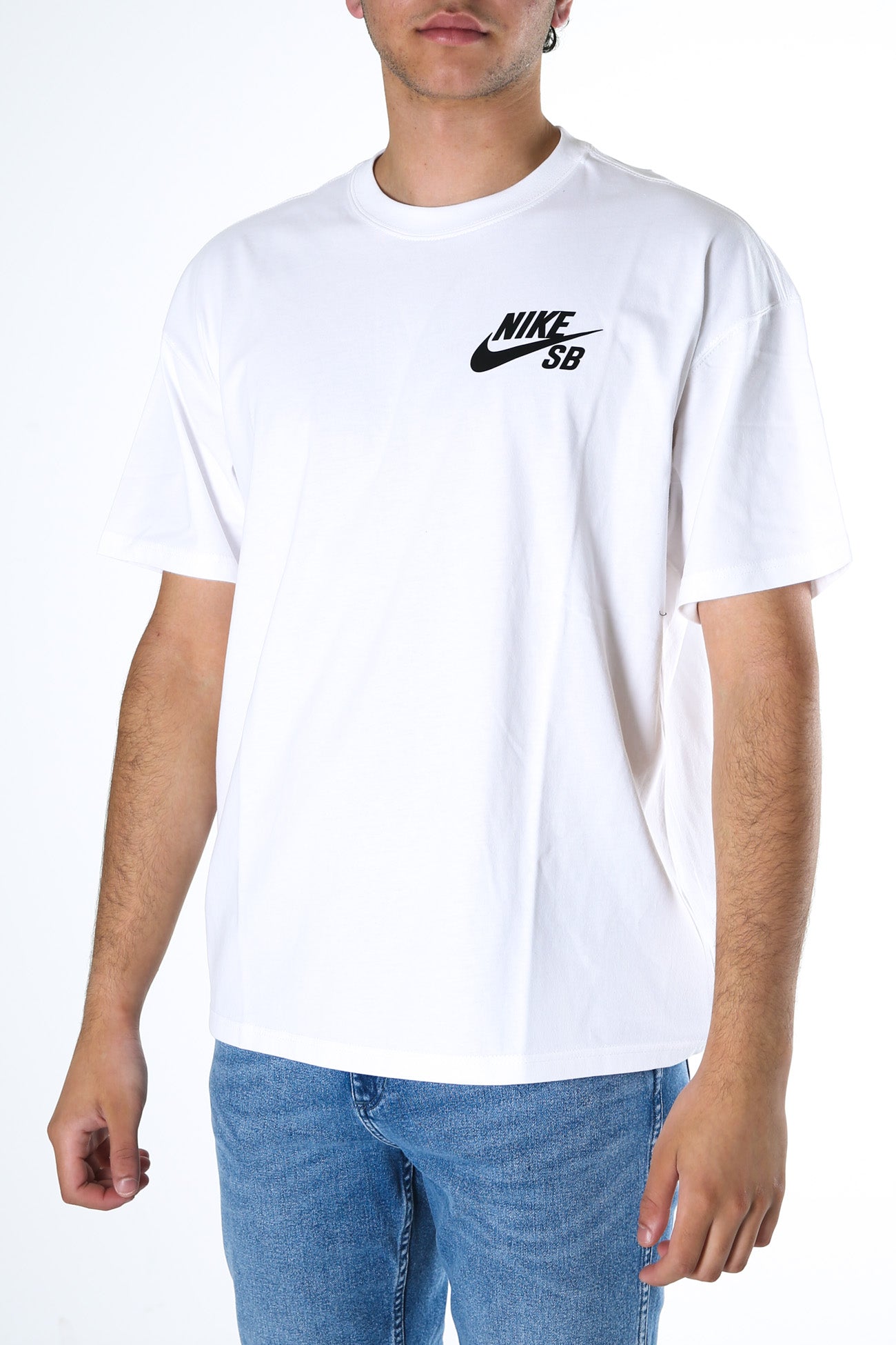 Nike SB Logo Skate Tee White