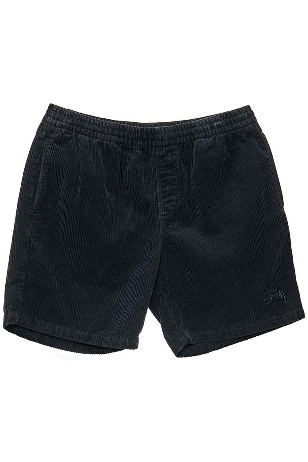 Wide Wale Cord Beachshort Black Black