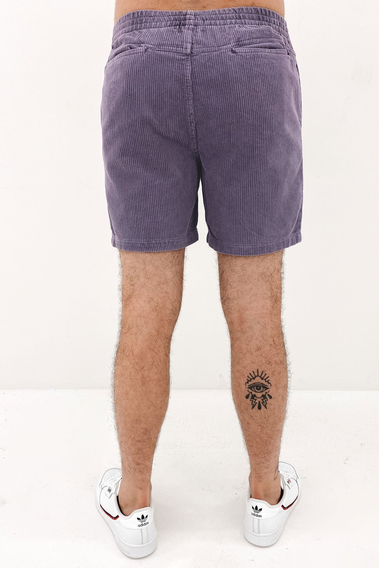Wide Wale Cord Beachshort Grape