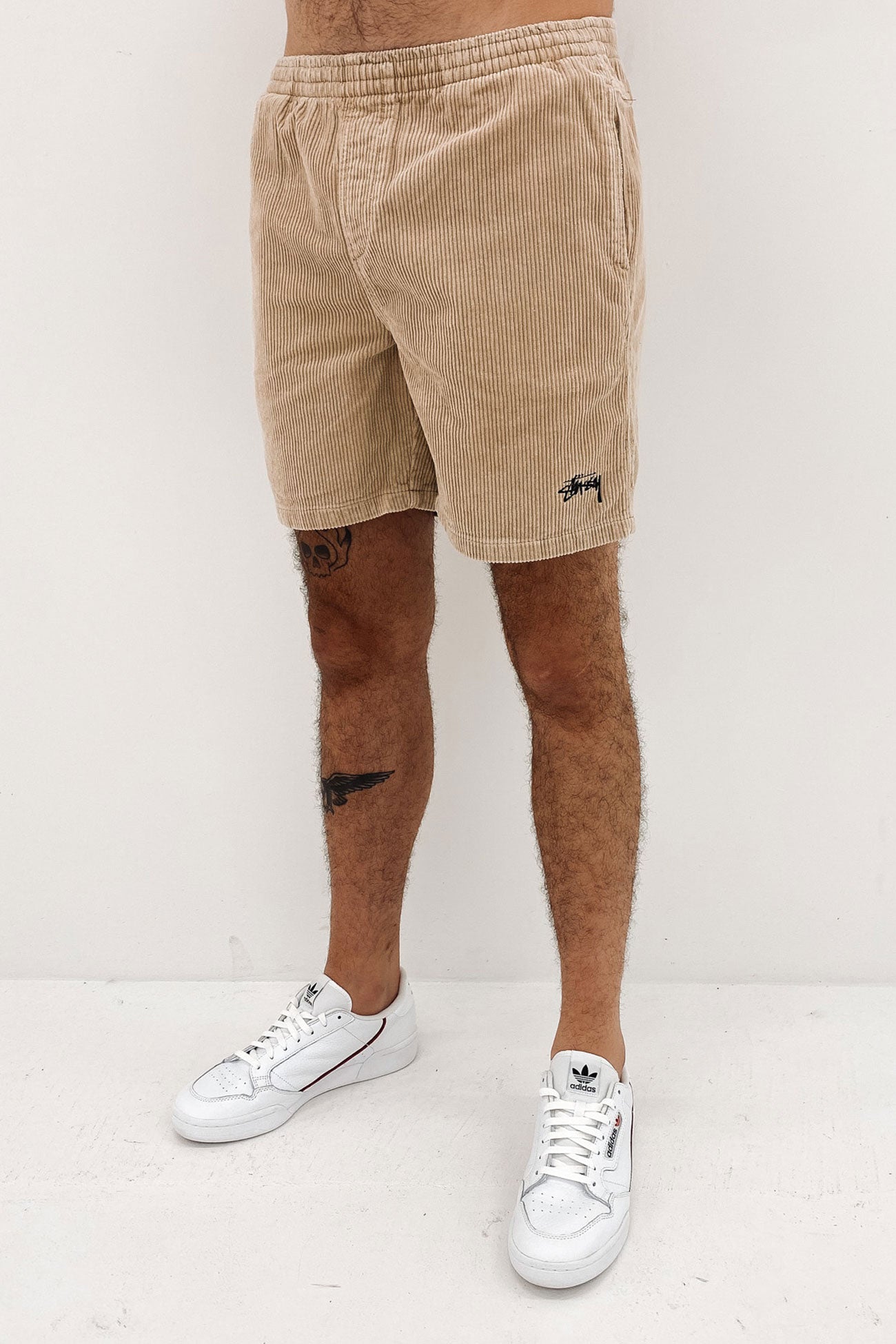 Wide Wale Cord Beachshort Smoke