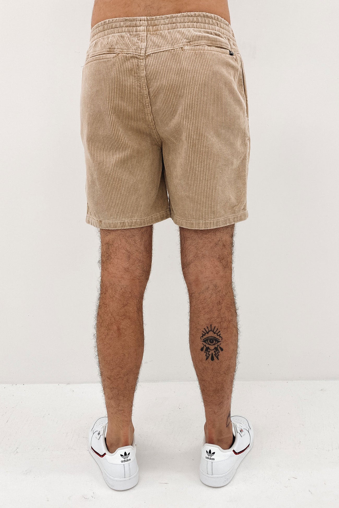 Wide Wale Cord Beachshort Smoke