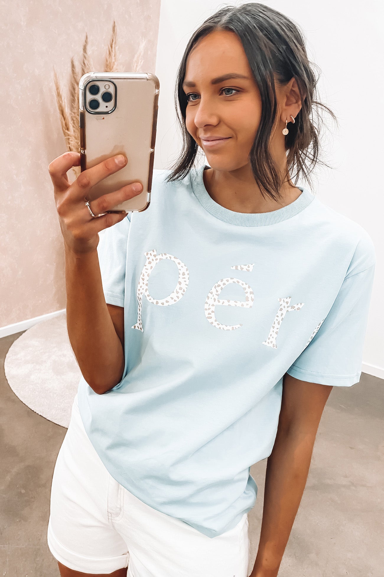 Wilderness Printed Tee Baby Blue