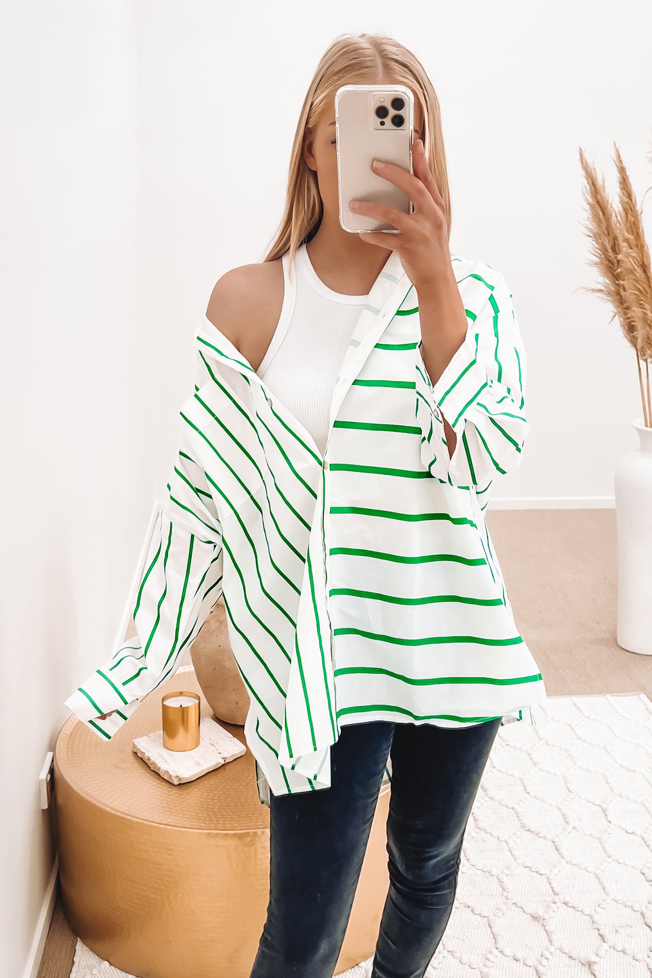 Wilson Shirt Green Stripe