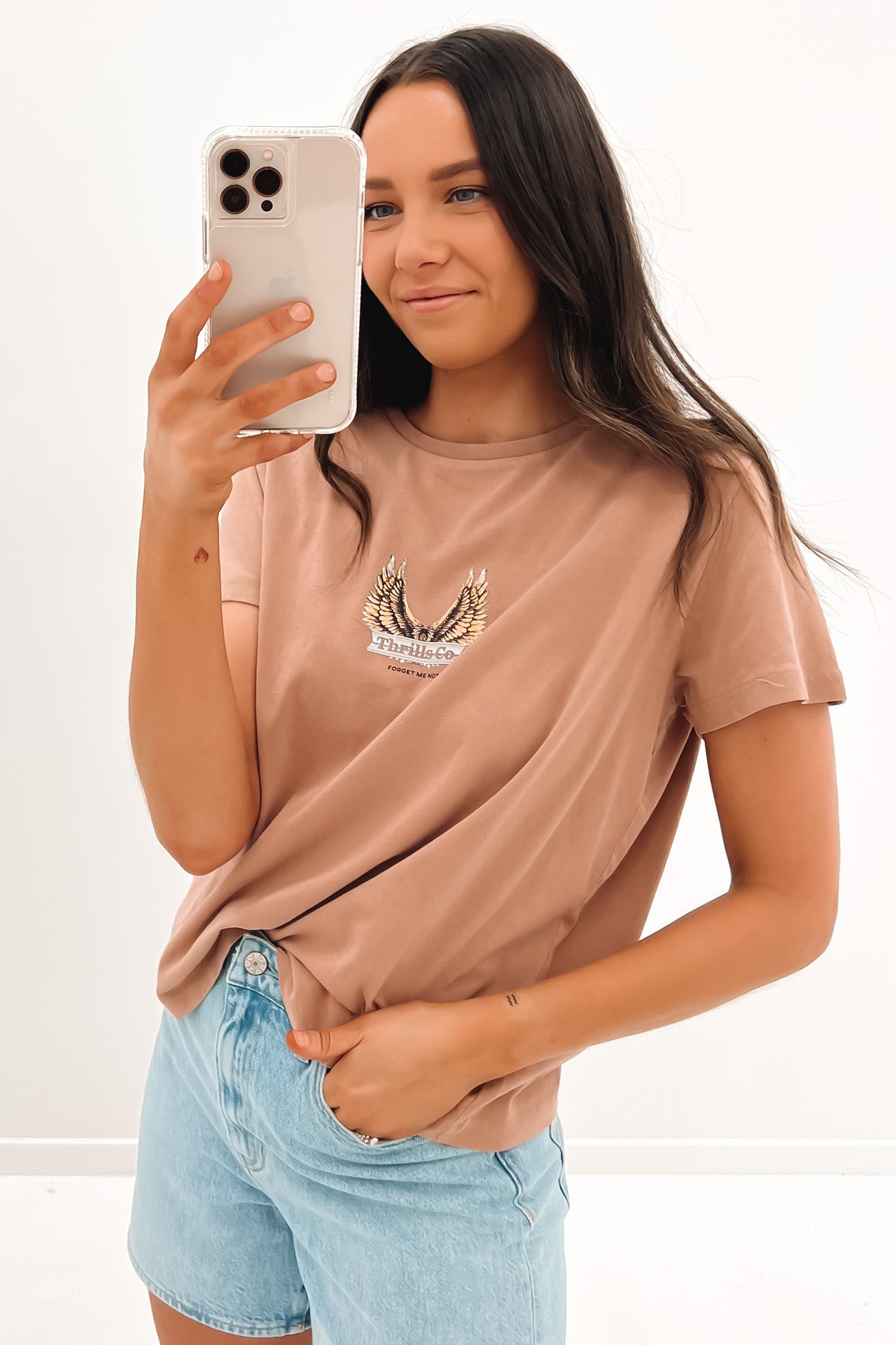 Wind Beneath Relax Fit Tee Cork