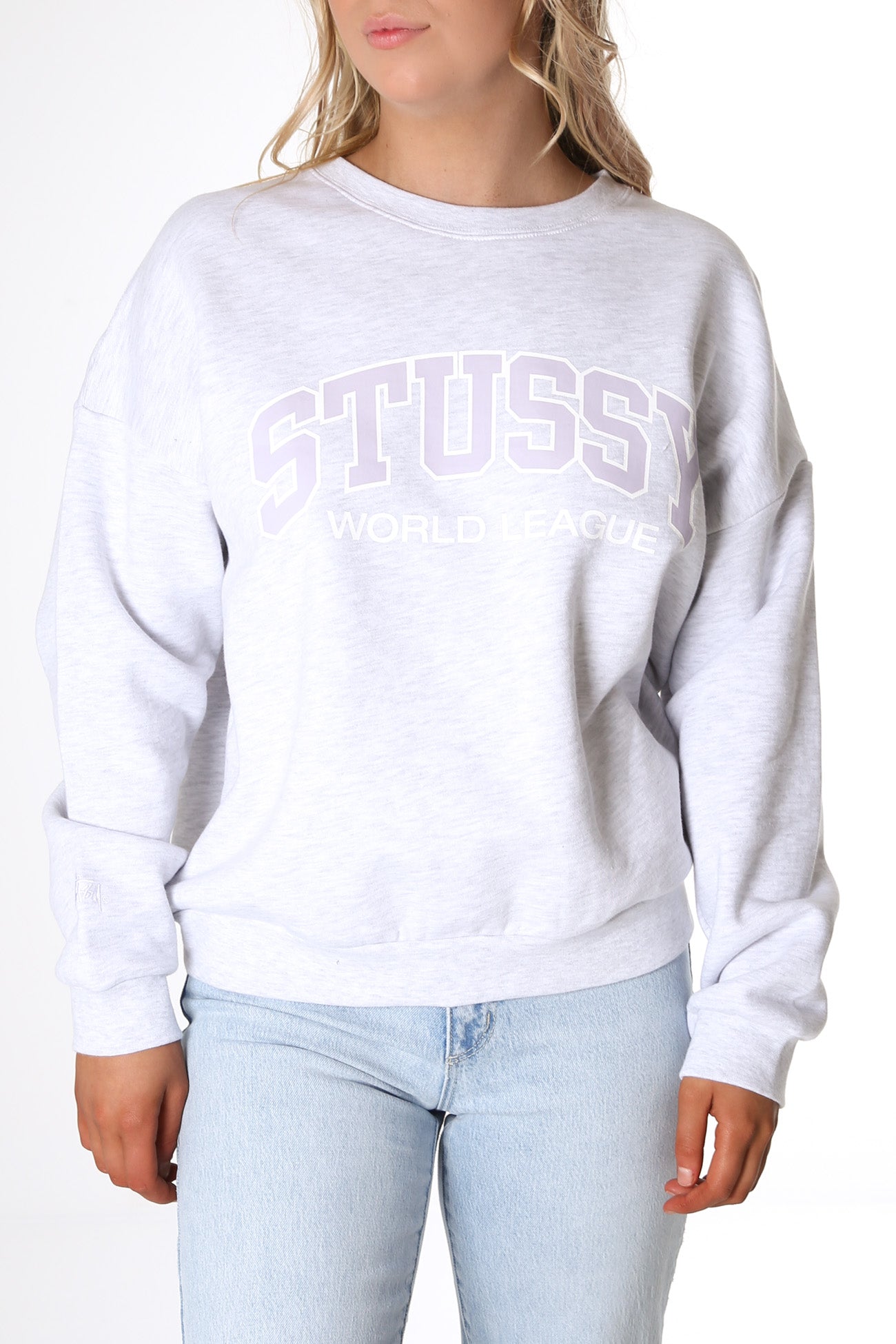 World League Oversized Crew Snow Marle