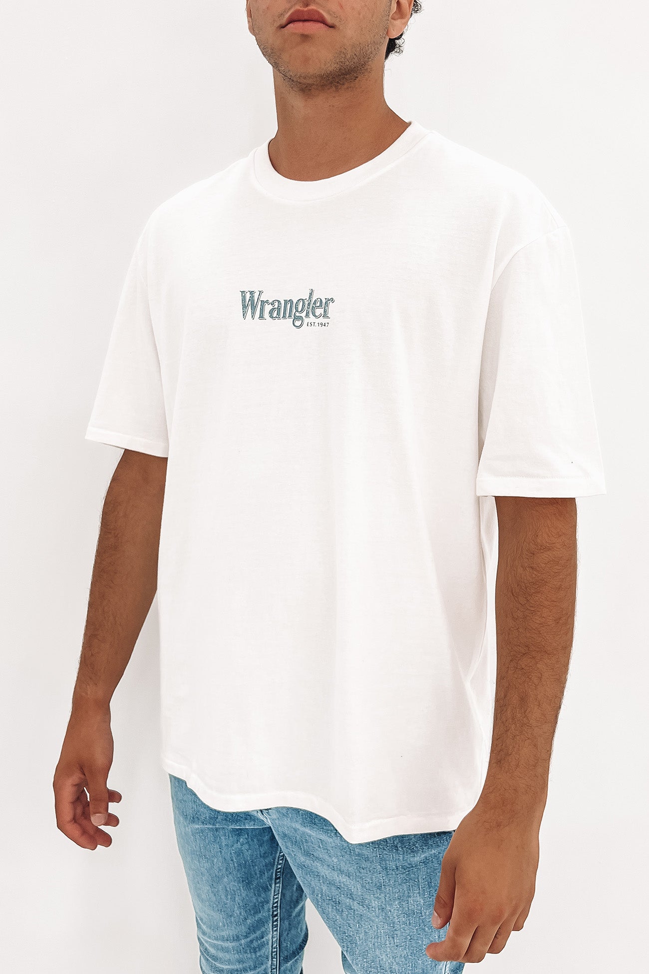 Wrangler Baggy Model Tee Vintage White