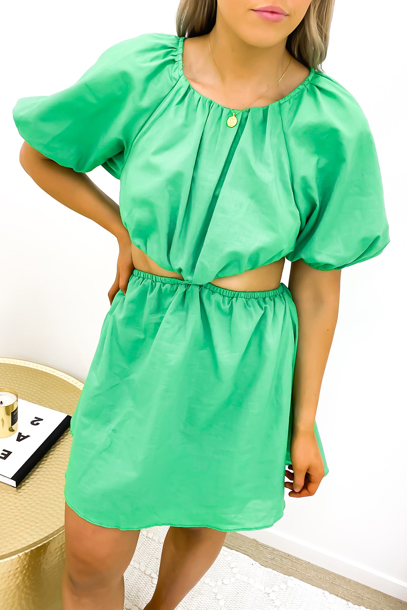 Yasmin Mini Dress Green