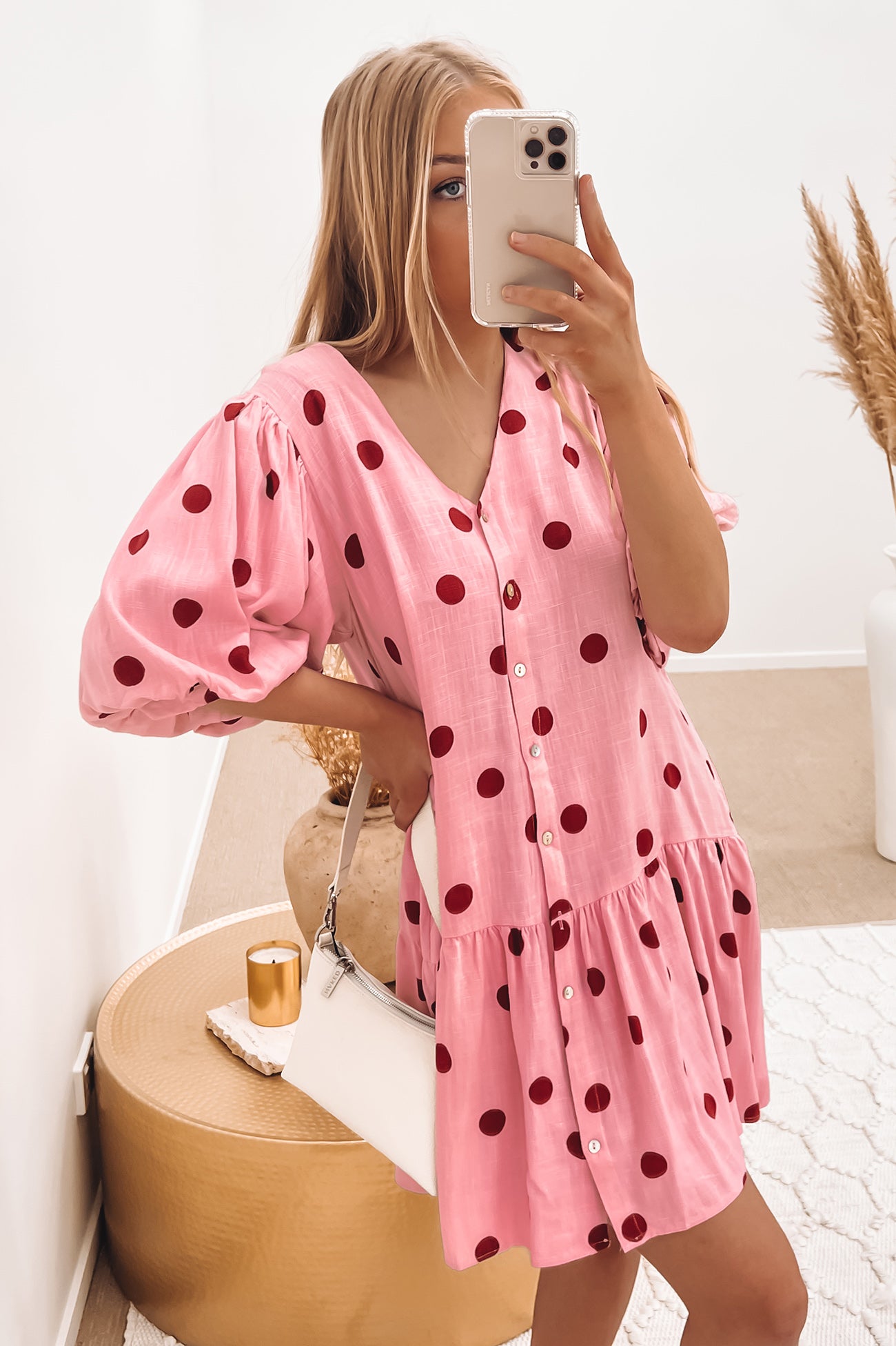 Zena Mini Dress Pink