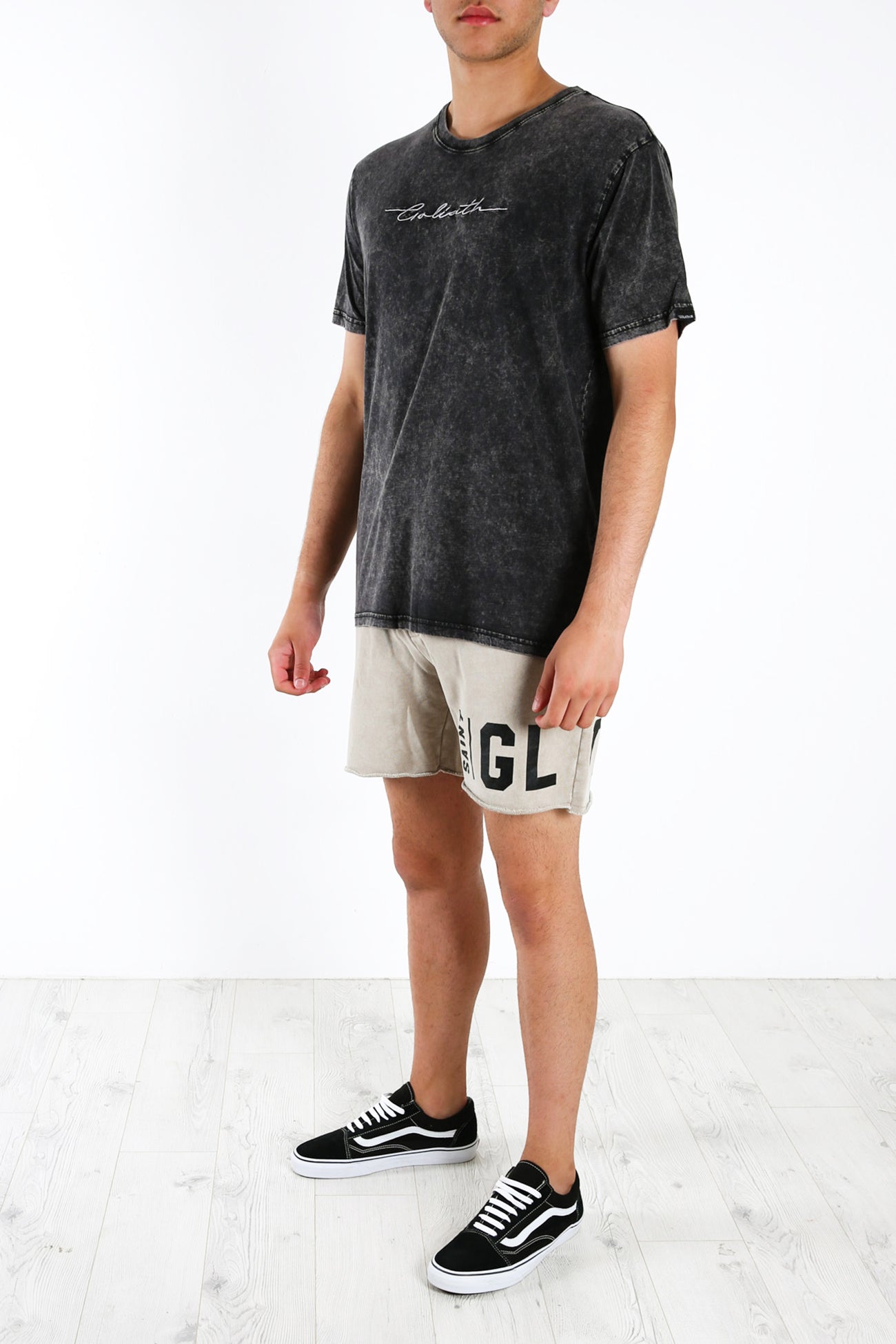 Batten Tee Washed Black