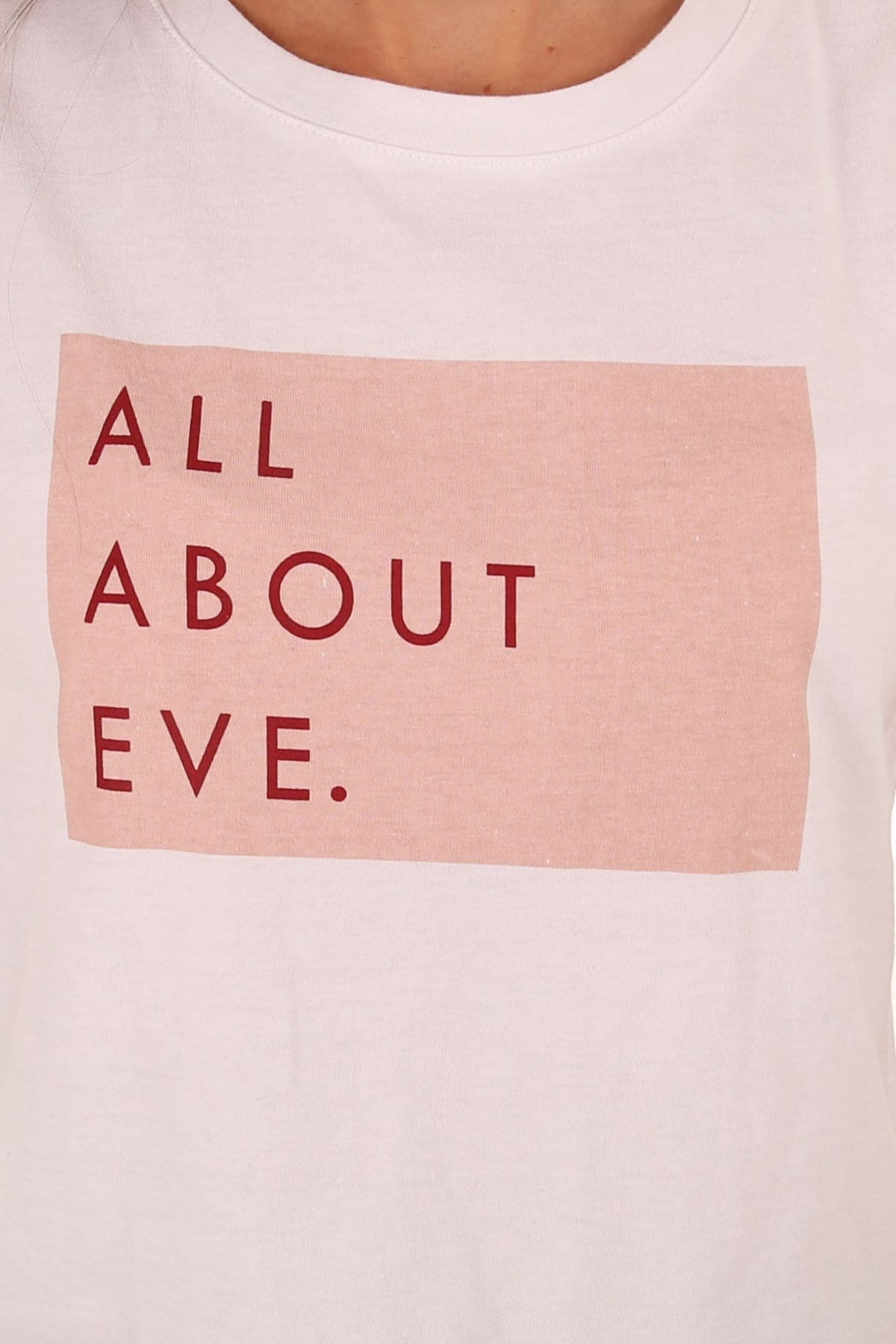 All About Eve Label Tee White All About Eve - Jean Jail