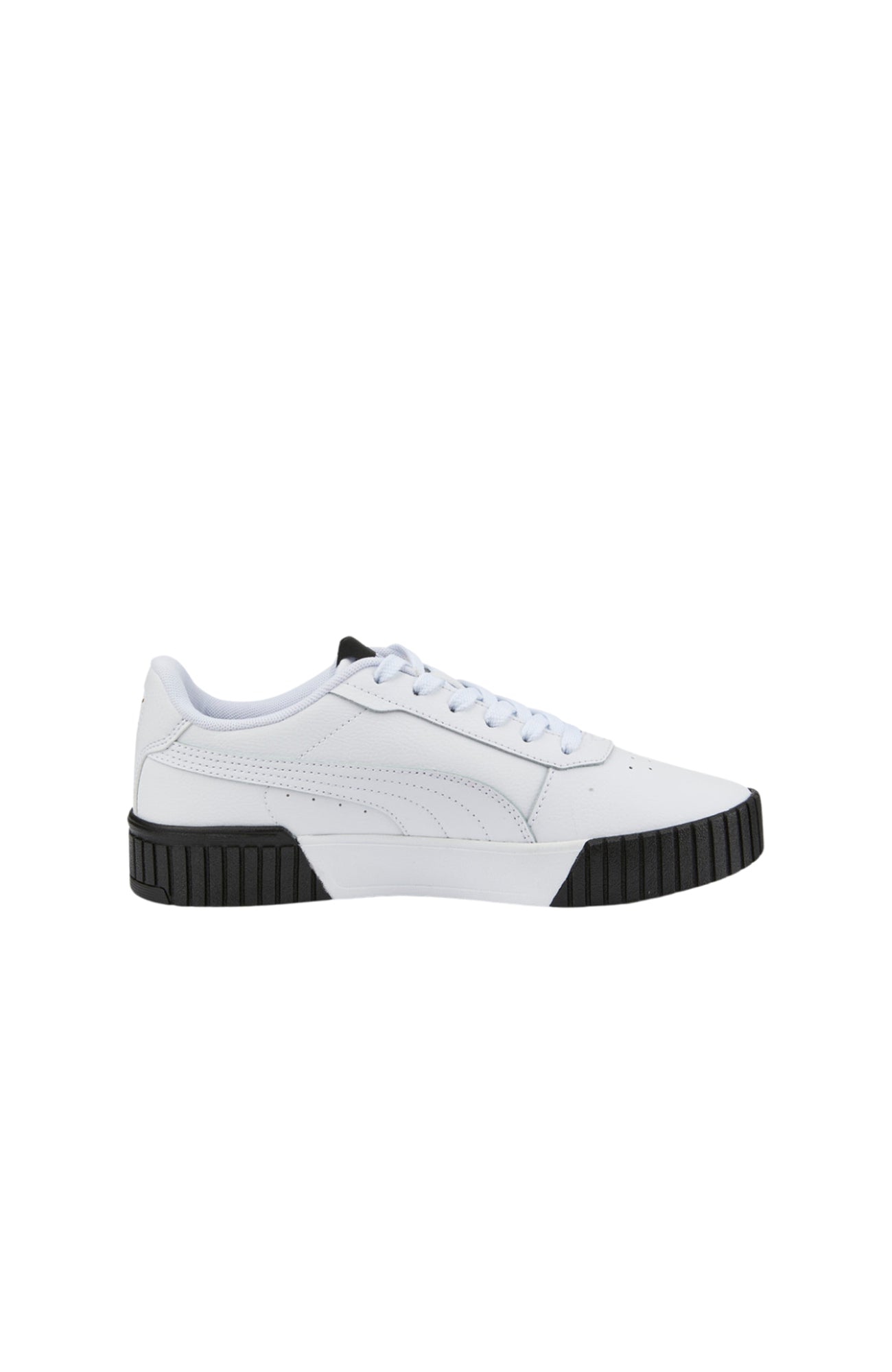 Carina 2.0 Leather Sneaker Puma White Black Team Gold
