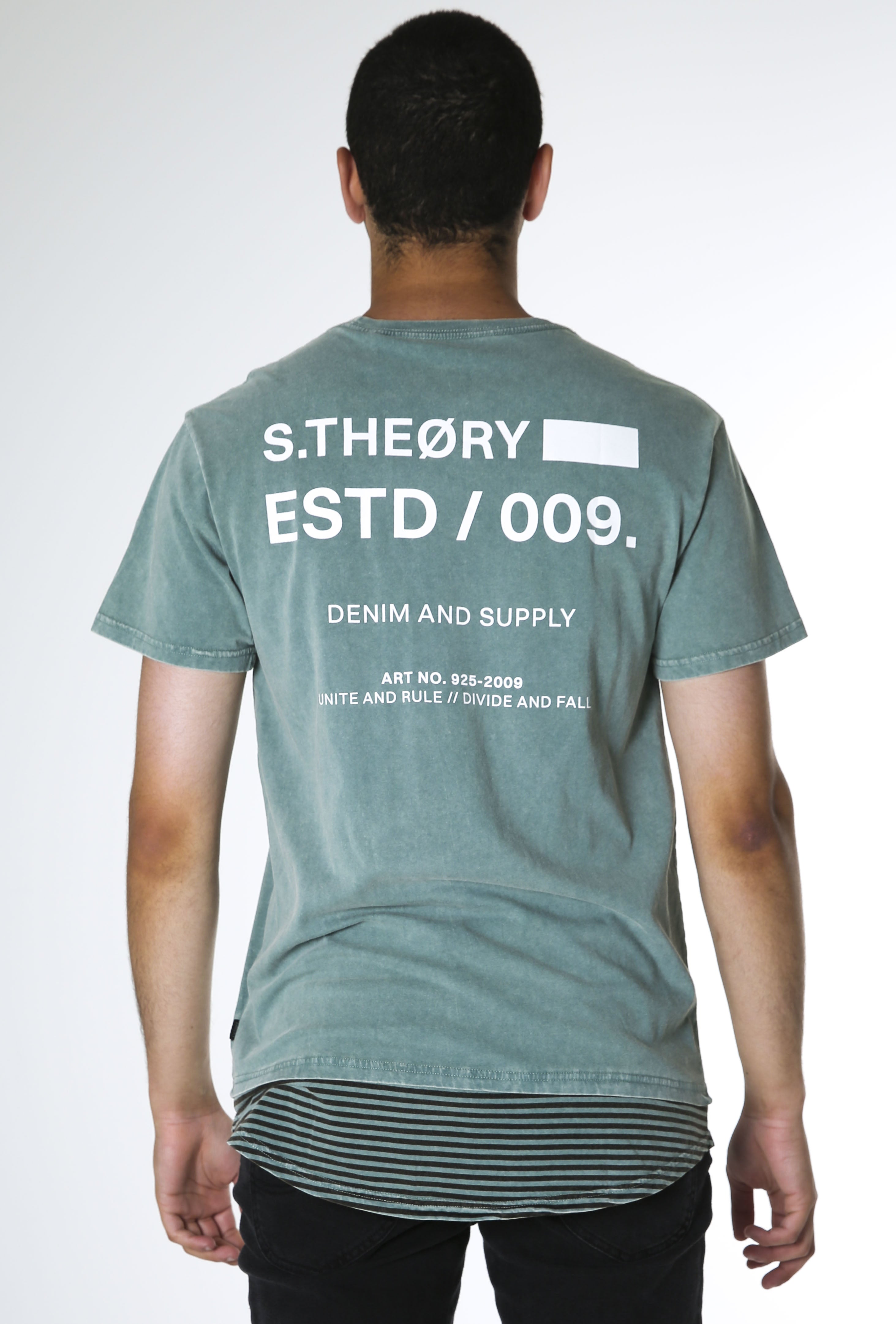 Dash Layered Tee Acid Green