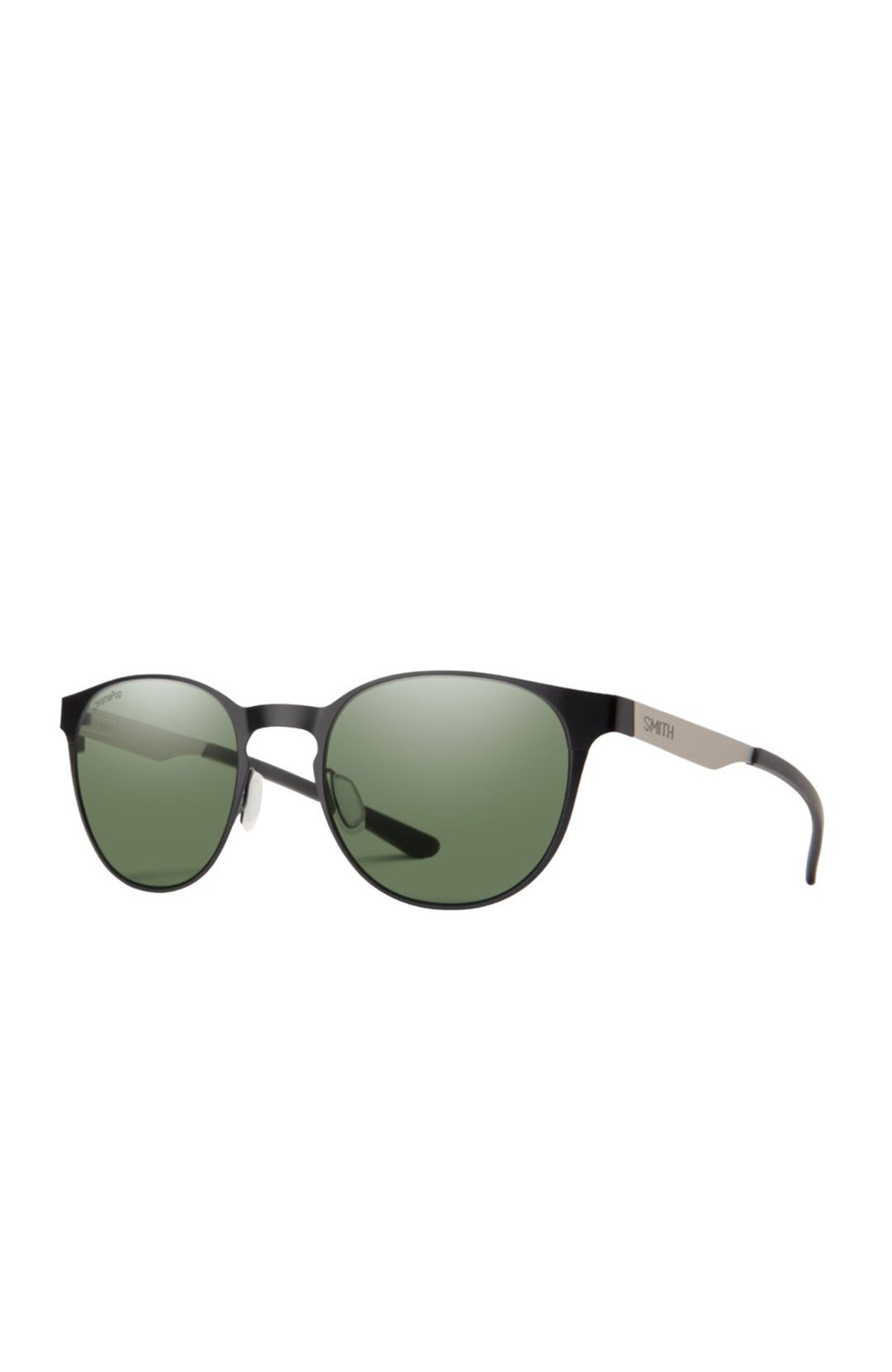 Eastbank Metal Matte Black Silver // ChromaPop Polarized Gray Green