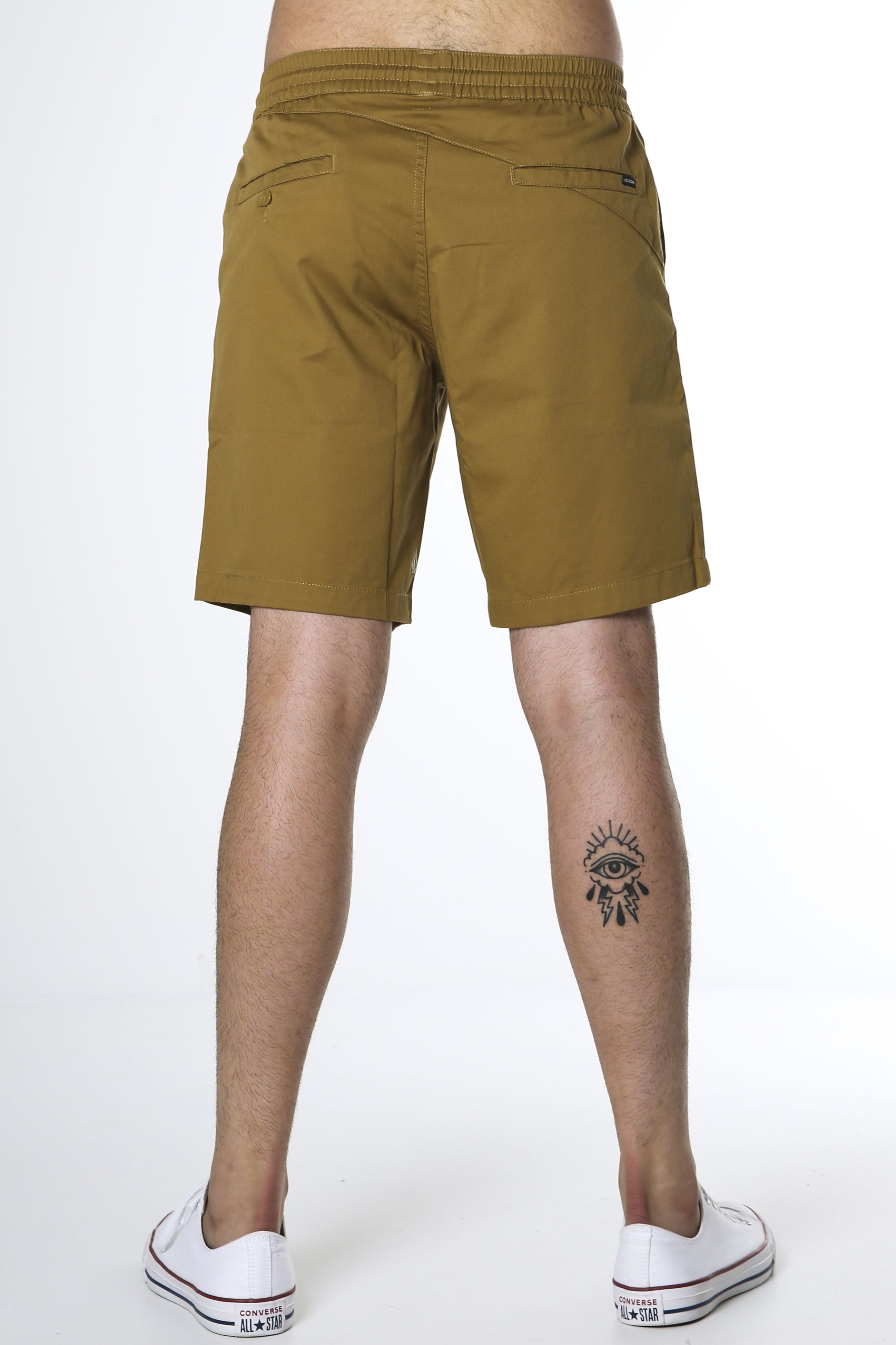 Frickin Elastic Waist Short 19" Dark Khaki