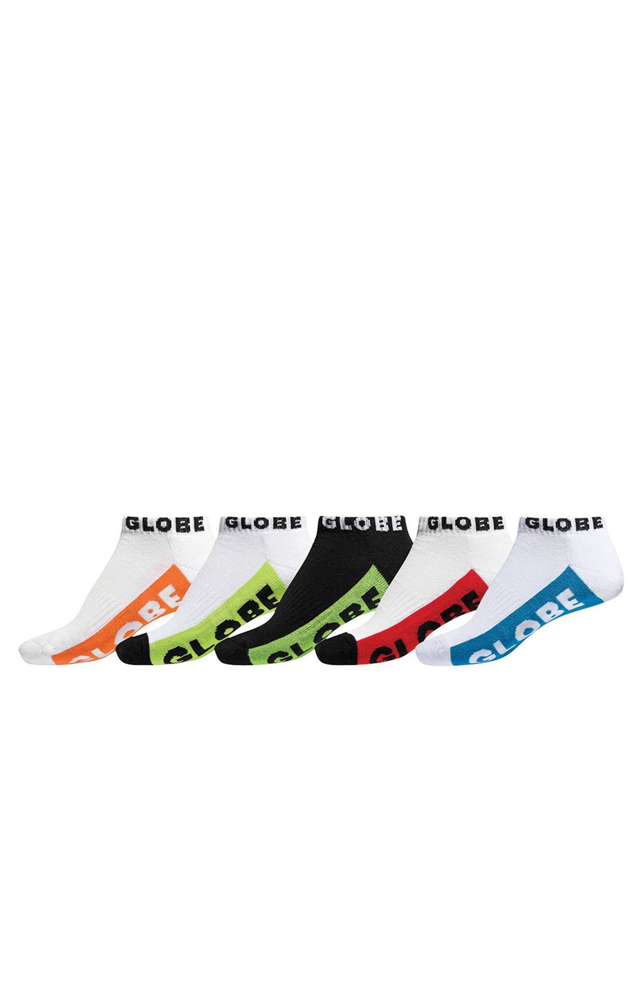Multi Brights Ankle Sock 5 Pack Multi