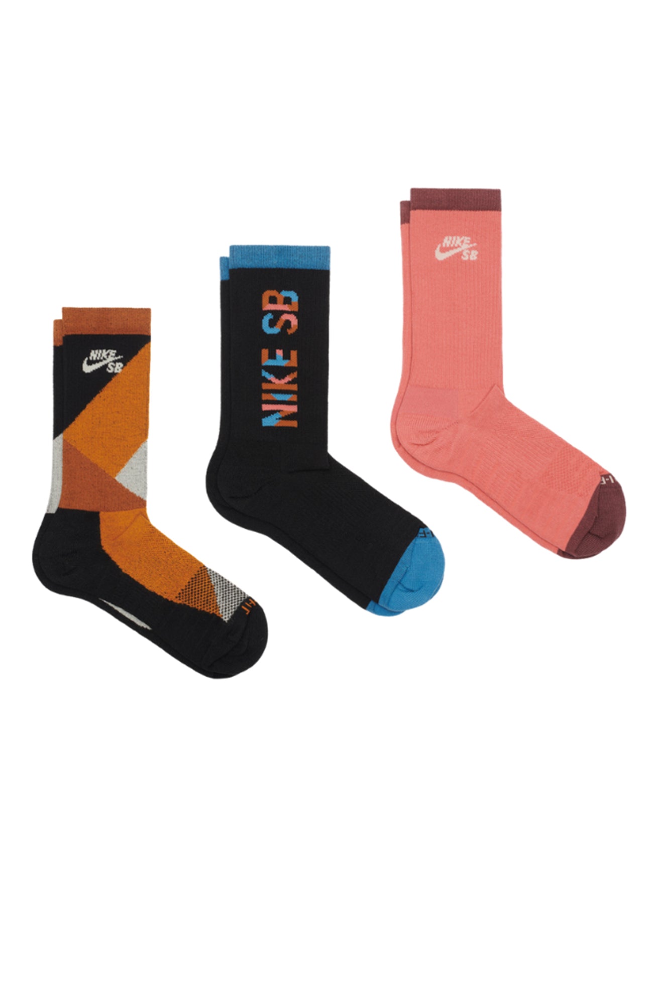 Everyday Plus Light Weight Crew Sock 3 Pack Multi