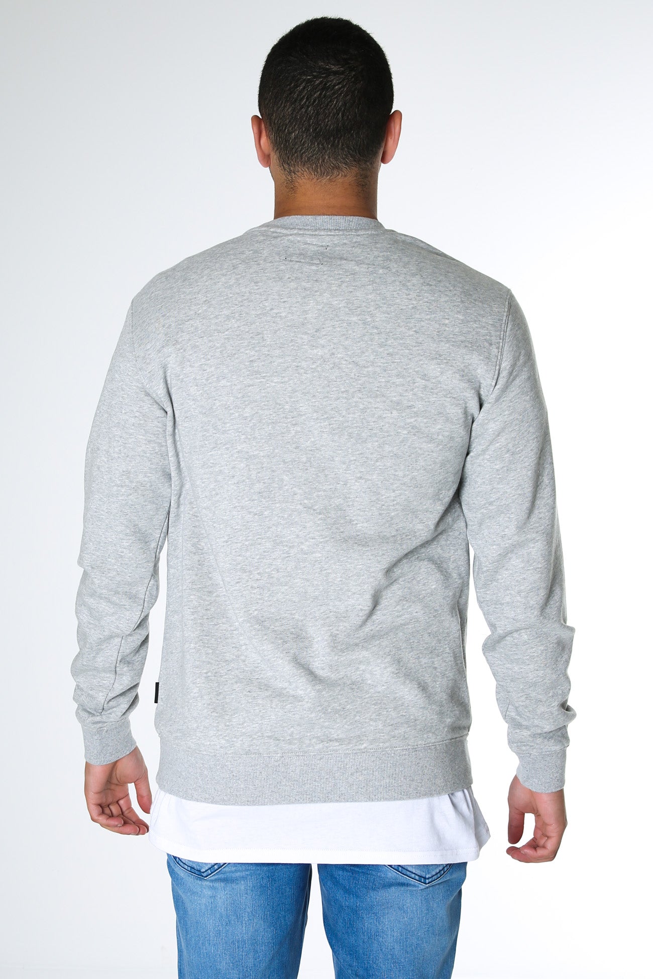 One Hit Wonder Crew Fleece Grey Marle