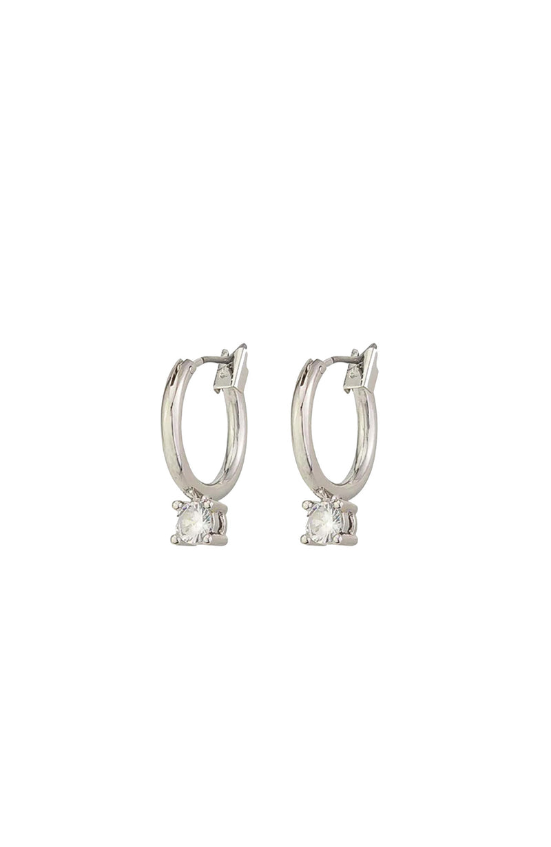 Sarina Crystal Sleepers Silver
