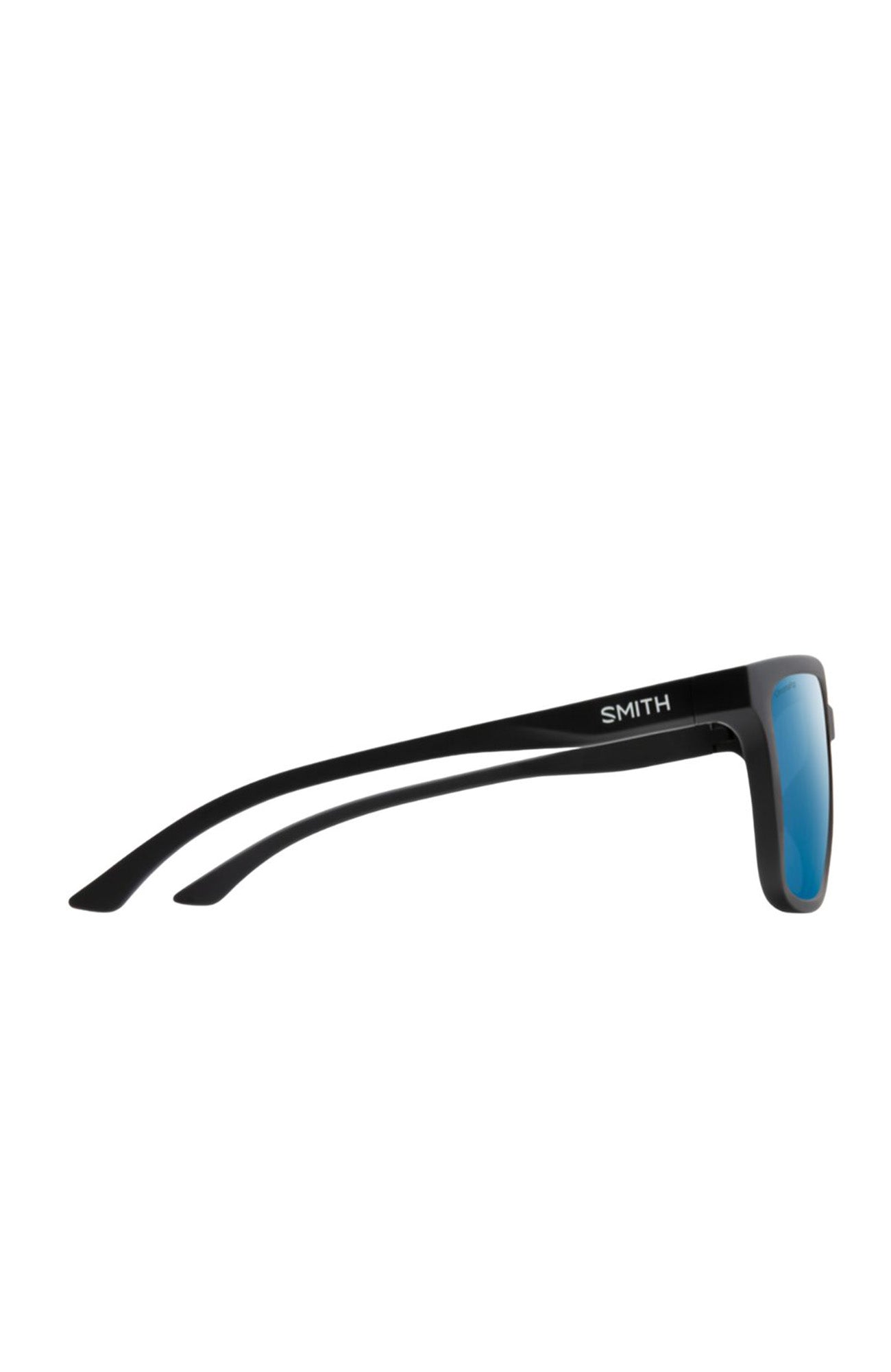Shoutout Matte Black // ChromaPop Polarized Blue Mirror
