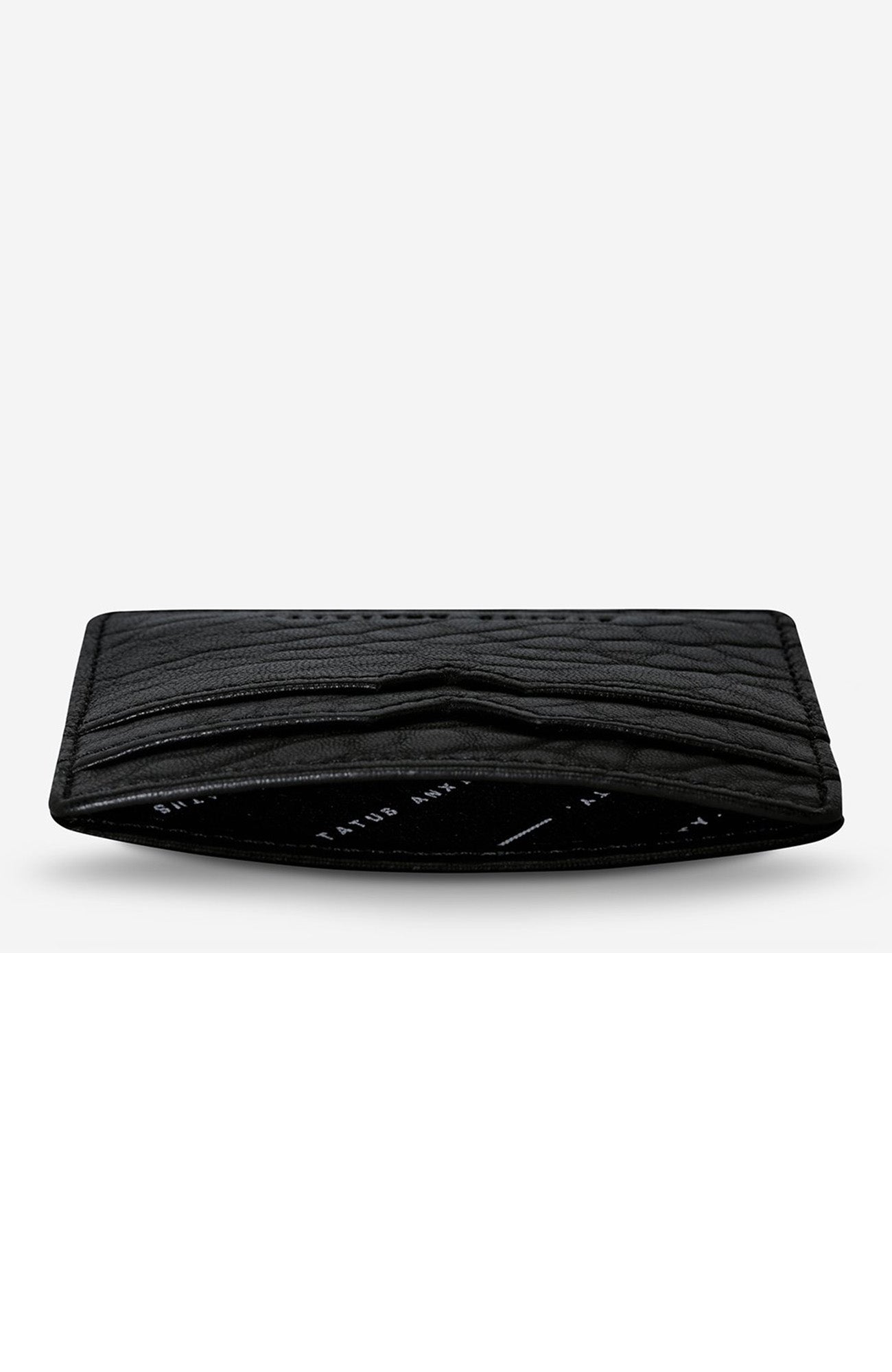 Together For Now Card Wallet Black Bubble