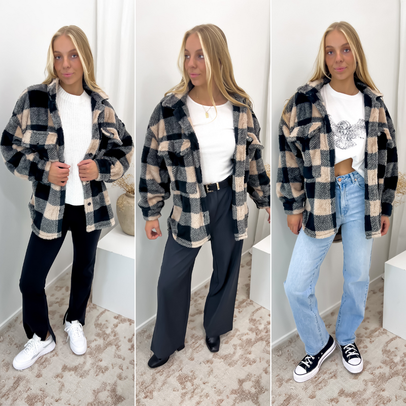 The Fraser Cosy Shacket Styled Three Ways