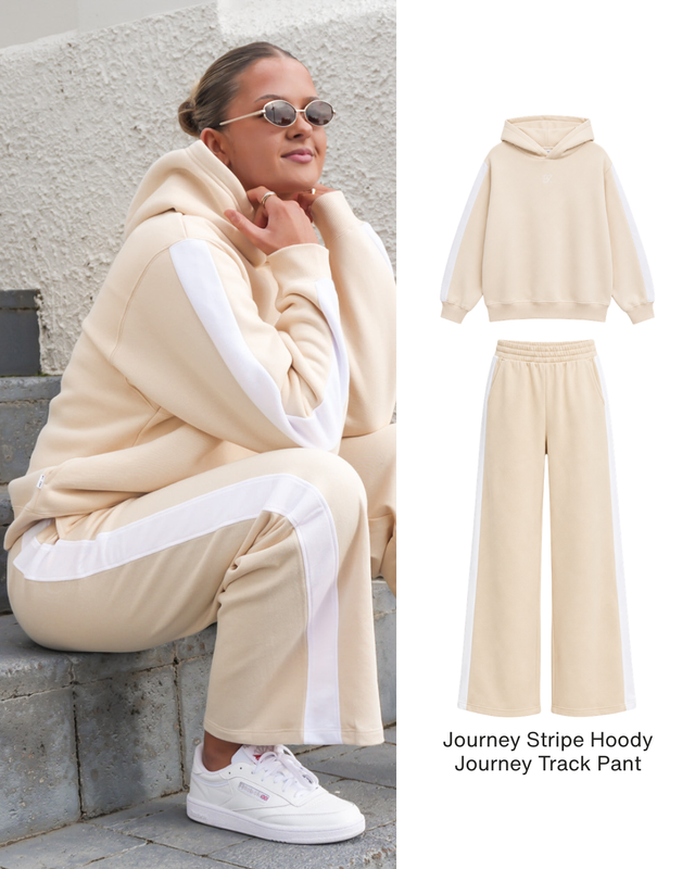The Journey Stripe Hoody + Journey Track Pant