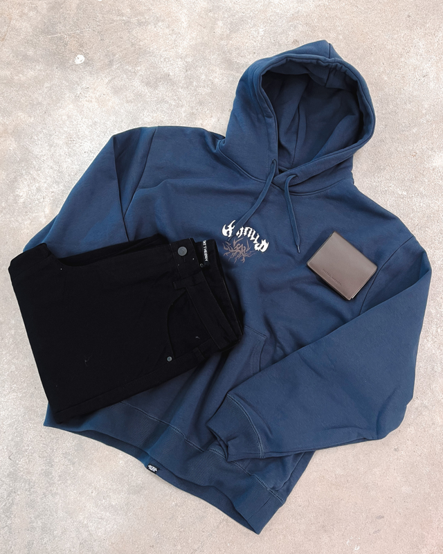 Stagger Slouch Pull On Cropped Hood