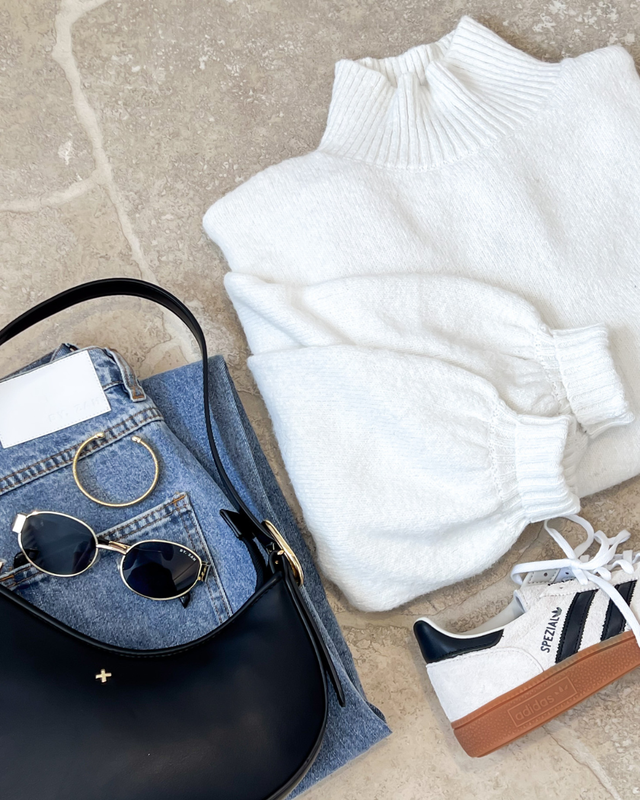 The Milo Knit Jumper in White