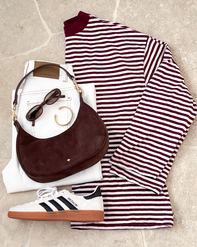 The Paloma Long Sleeve Stripe Tee Port