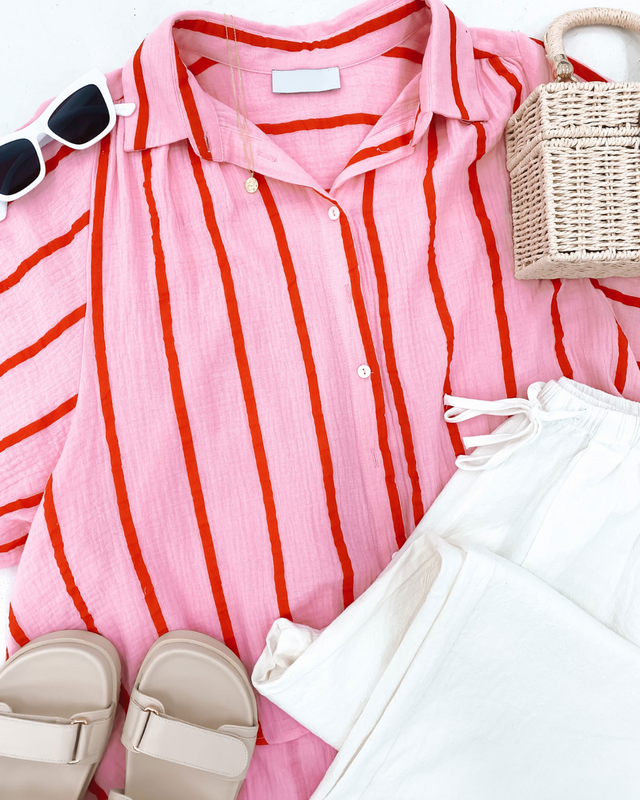 Pink Stripes & Summer Whites